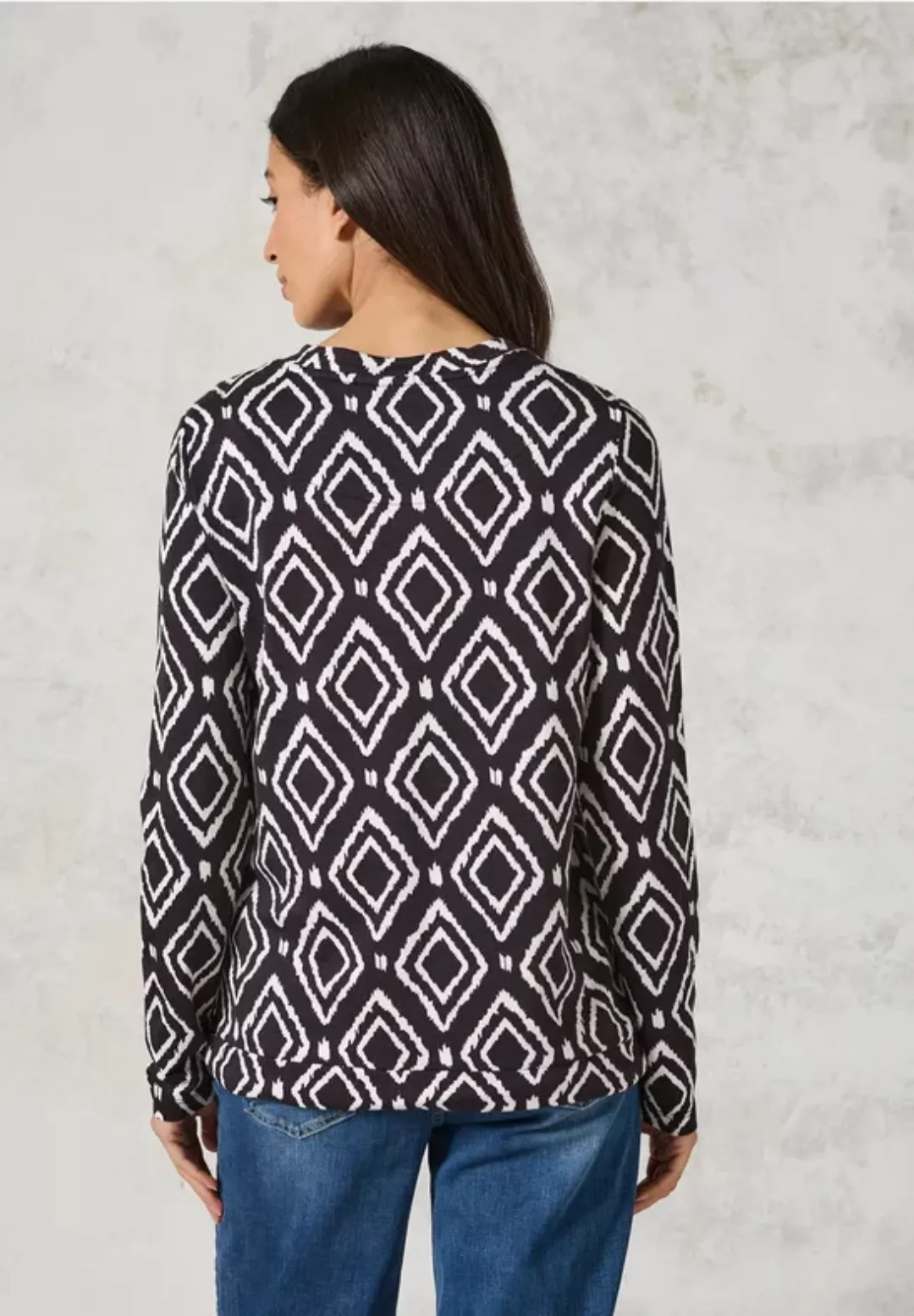 Bedrucktes Langarmshirt günstig online kaufen