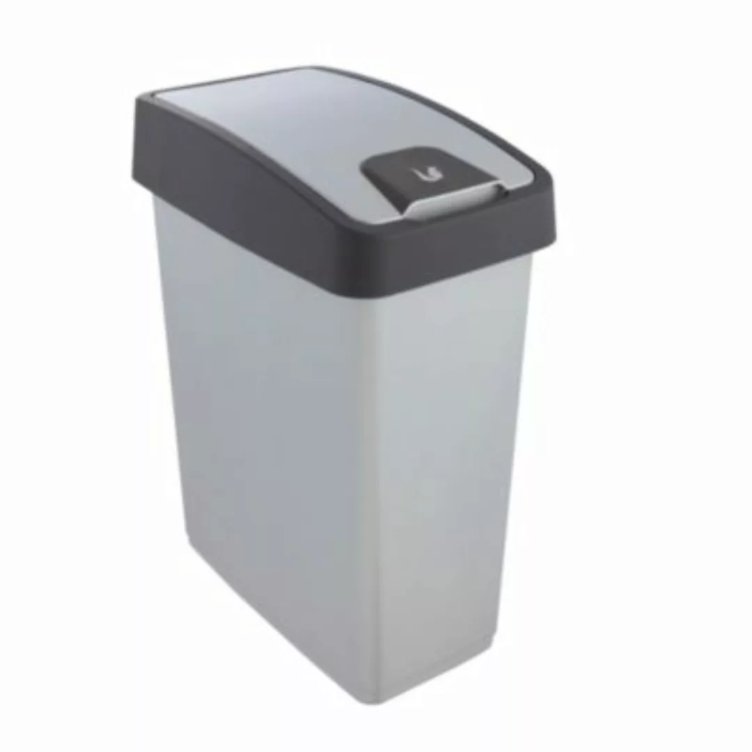 keeeper Mülleimer Magne Flipp-Deckel 25 Liter silber günstig online kaufen