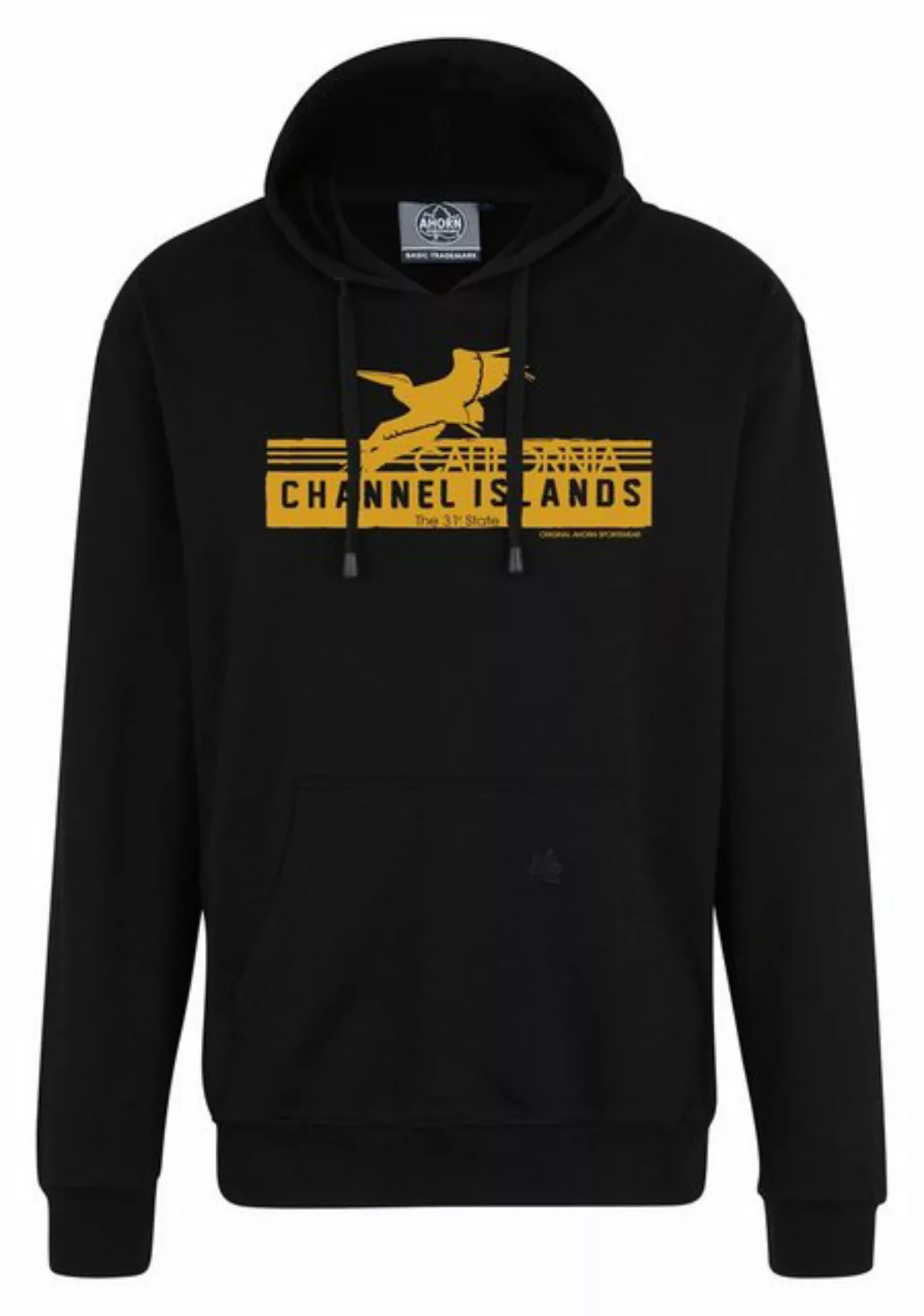 AHORN SPORTSWEAR Kapuzensweatshirt CHANNEL ISLANDS mit modischem Frontprint günstig online kaufen