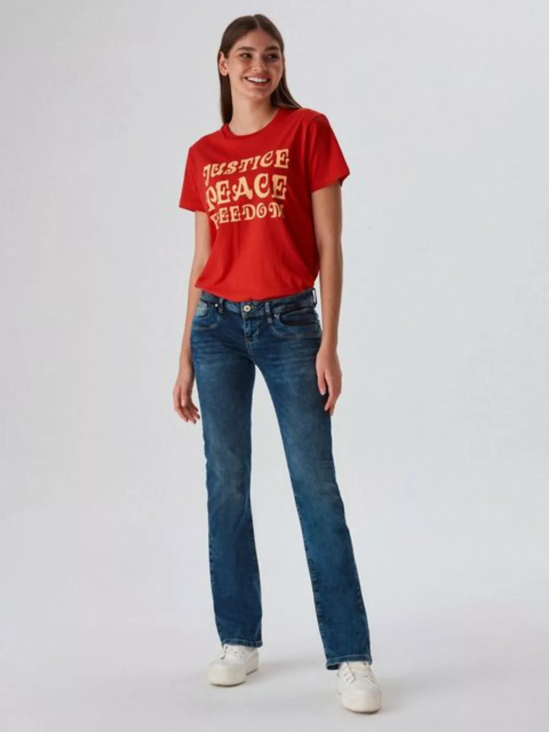 LTB Damen Jeans Valerie - Bootcut - Blue Lapis Wash günstig online kaufen