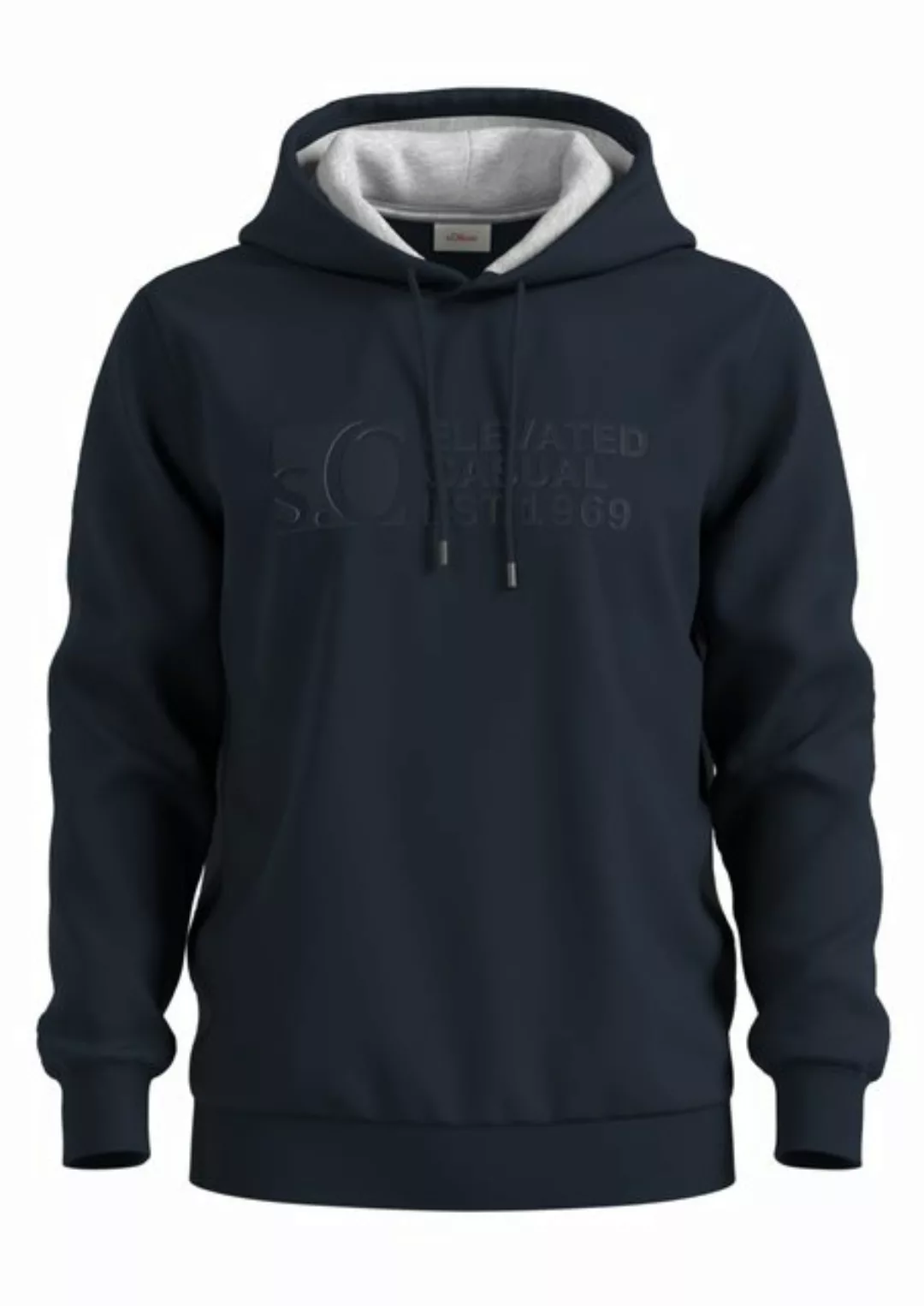 s.Oliver Sweatshirt Kapuzen-Sweatshirt mit Logo-Print Artwork günstig online kaufen