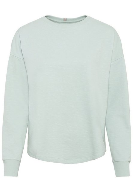 camel active Sweatshirt Rundhals Sweatshirt aus reiner Baumwolle günstig online kaufen