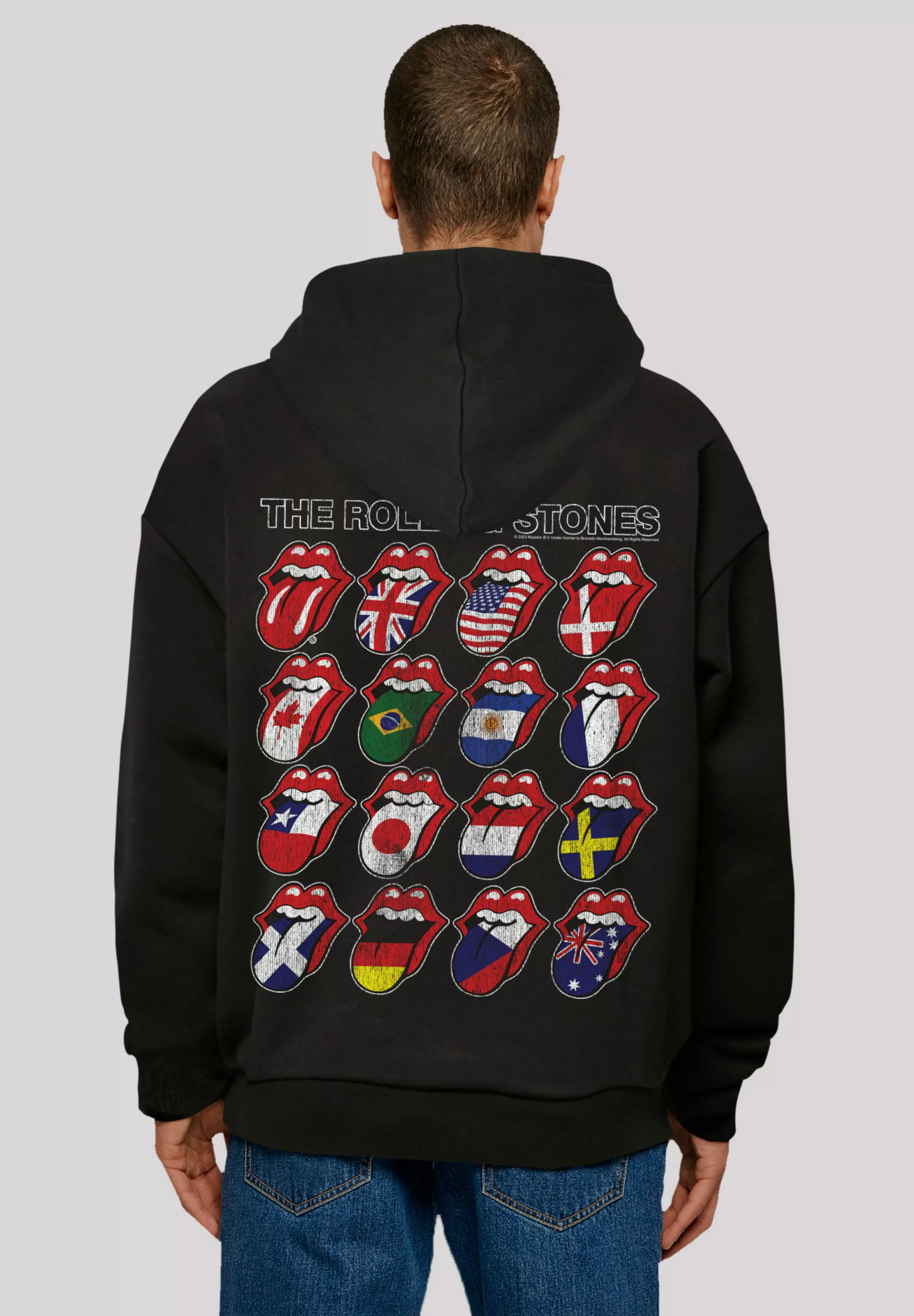 F4NT4STIC Kapuzenpullover "The Rolling Stones Voodoo Lounge Tongues", Musik günstig online kaufen