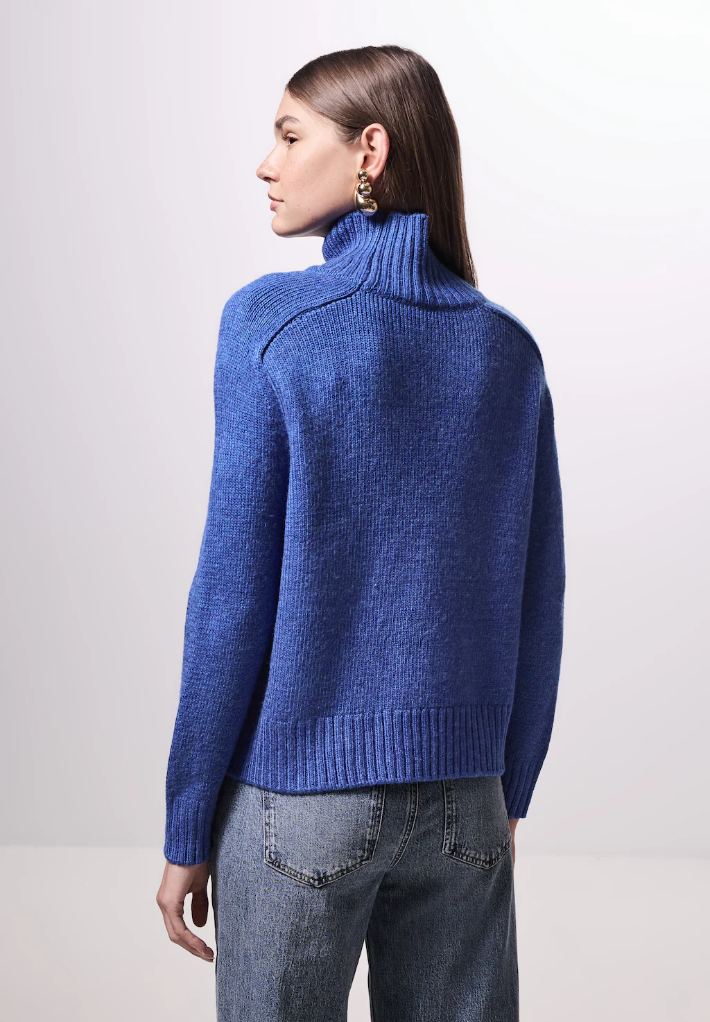 STREET ONE STUDIO Strickpullover, mit Materialmix günstig online kaufen