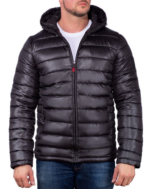 Geo Norway Allwetterjacke Herren Steppjacke bacalender Black L mit Kapuze günstig online kaufen