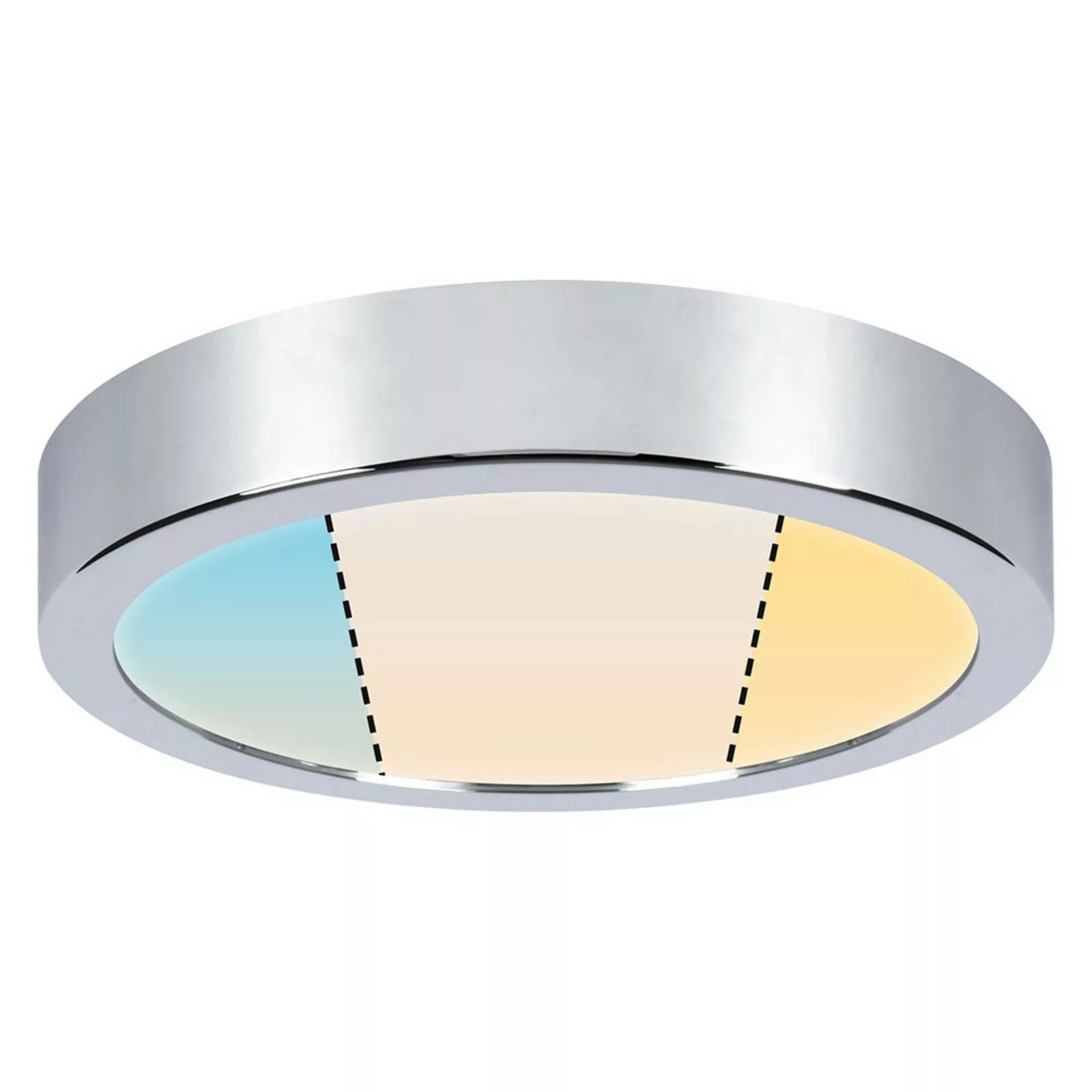 Paulmann "LED Panel Aviar IP44 rund 220mm 13W 1050lm White Switch Chrom" günstig online kaufen