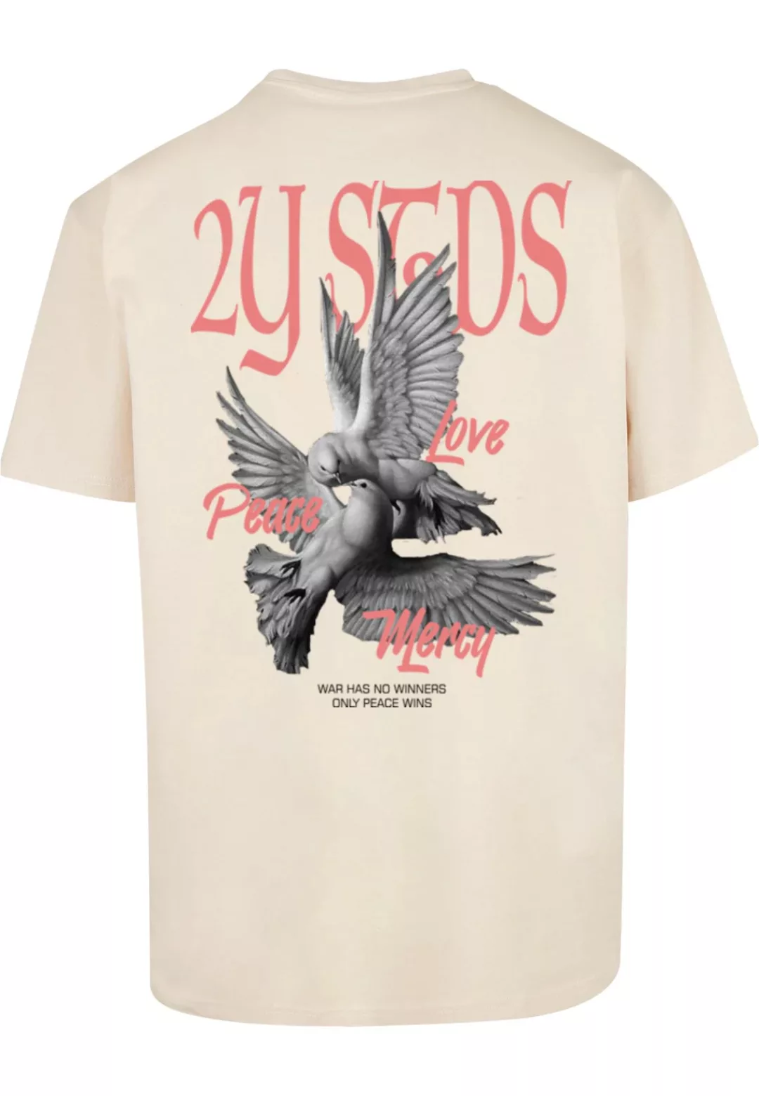 2Y Studios T-Shirt "2Y Studios Herren PEACE LOVE MERCY TEE" günstig online kaufen