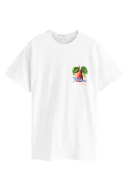 Next T-Shirt Übergroßes T-Shirt Obst-Grafik 100 % Baumwolle (1-tlg) günstig online kaufen