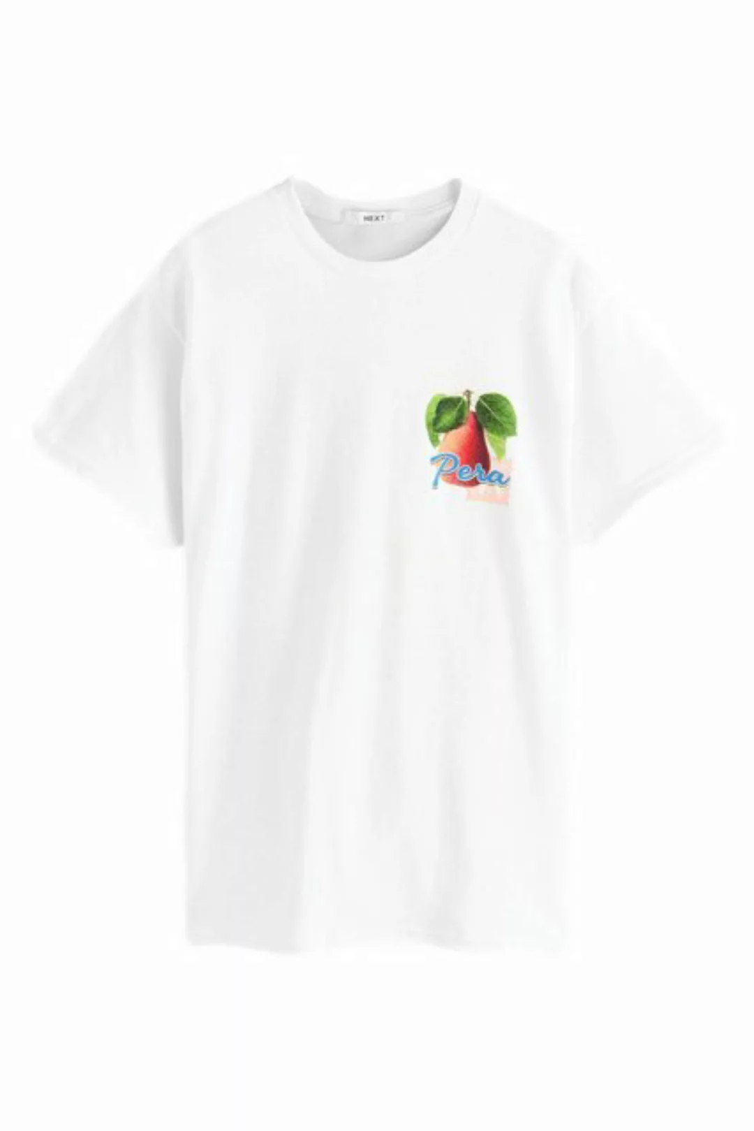 Next T-Shirt Übergroßes T-Shirt Obst-Grafik 100 % Baumwolle (1-tlg) günstig online kaufen