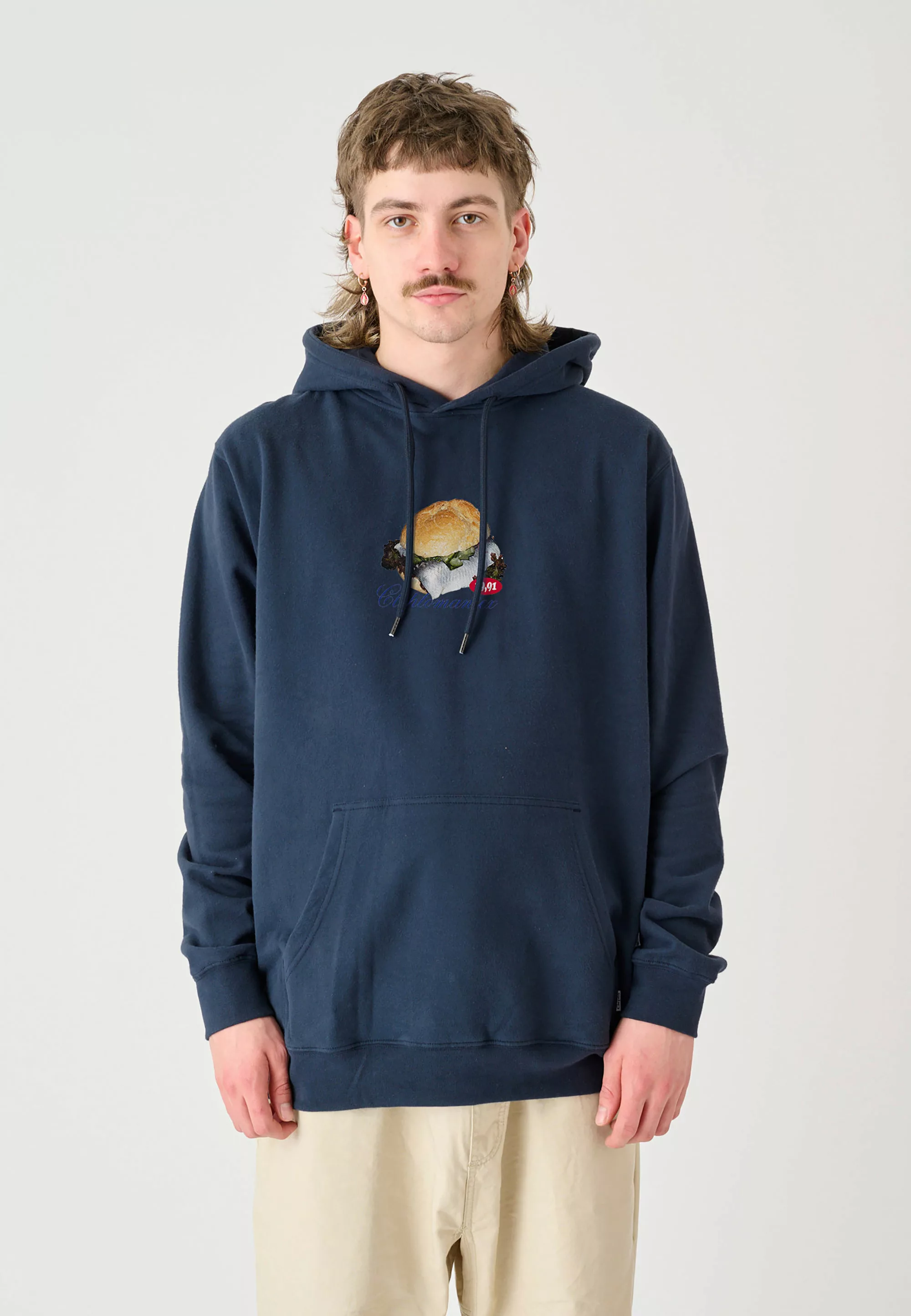 Cleptomanicx Kapuzensweatshirt "Boxy Hooded WTFISH", Locker geschnitten günstig online kaufen