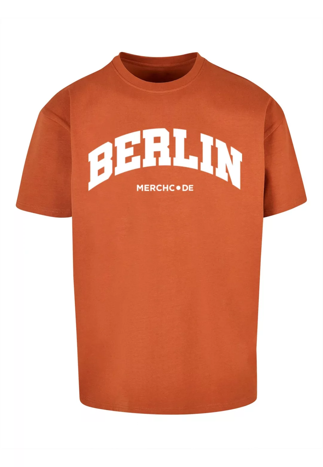 Merchcode T-Shirt "Merchcode Herren Berlin Wording - Heavy Oversize Tee", ( günstig online kaufen
