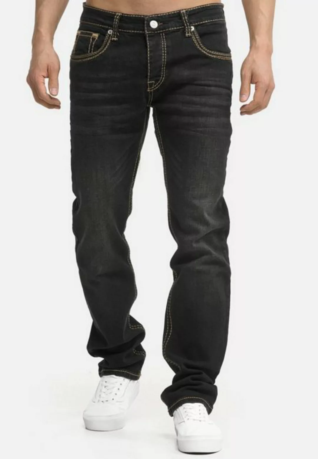 Code47 Regular-fit-Jeans Code47 Herren Jeans Hose Regular Fit Männer Bootcu günstig online kaufen