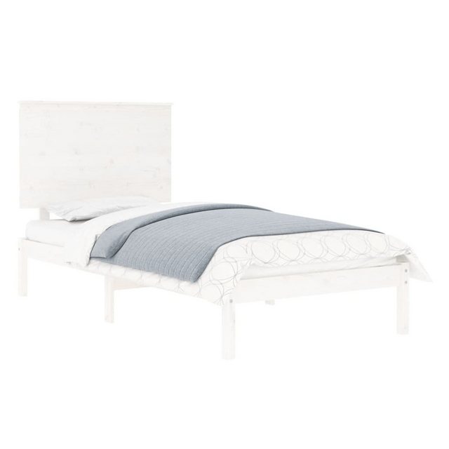 vidaXL Bett Massivholzbett Weiß 90x190 cm günstig online kaufen