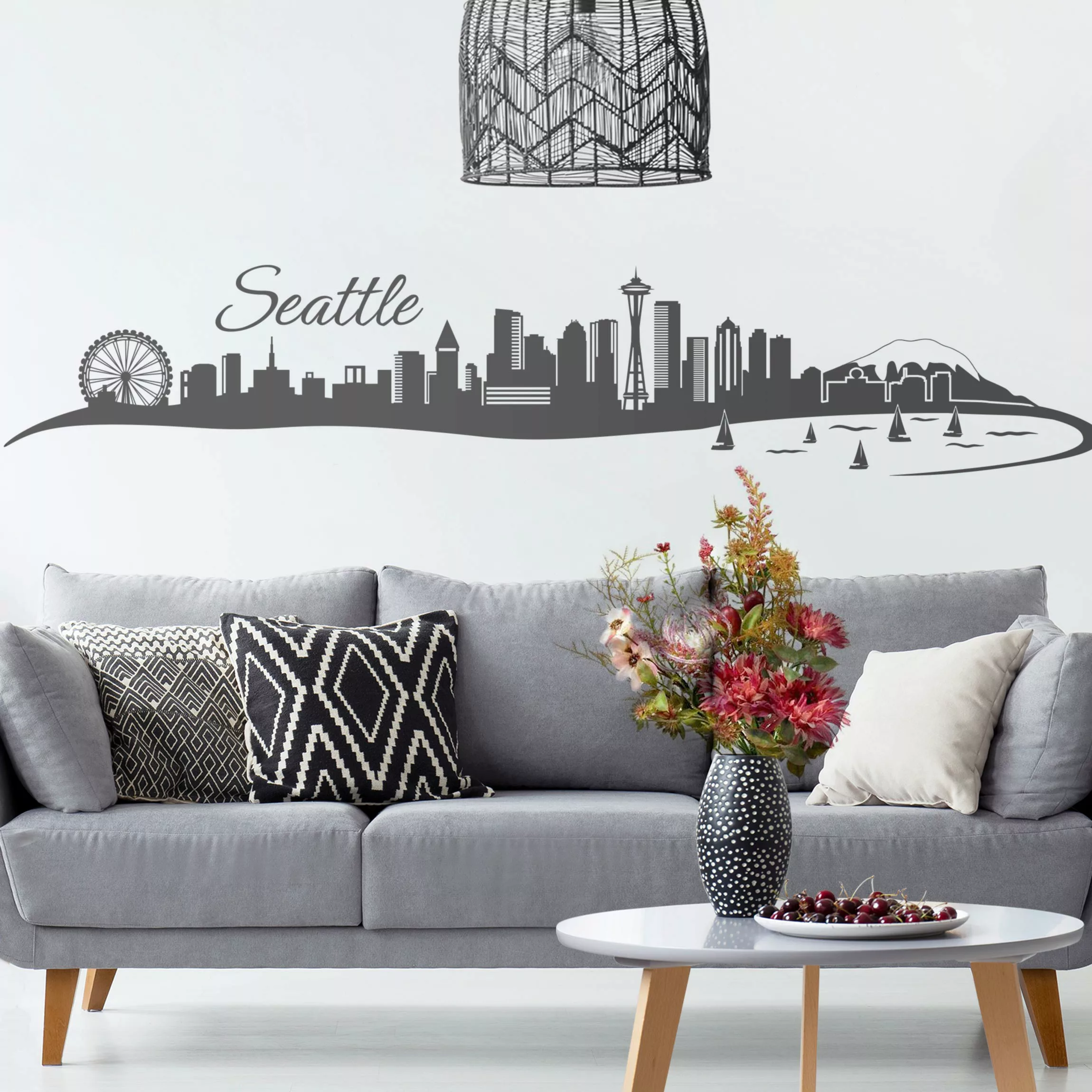 Wandtattoo Architektur & Skyline Seattle günstig online kaufen