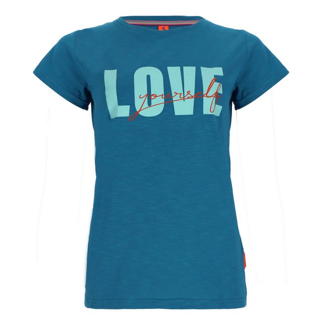 salzhaut T-Shirt Damen Kurzarm-Shirt Rebbedi mit Love-Yourself-Print aus Ba günstig online kaufen