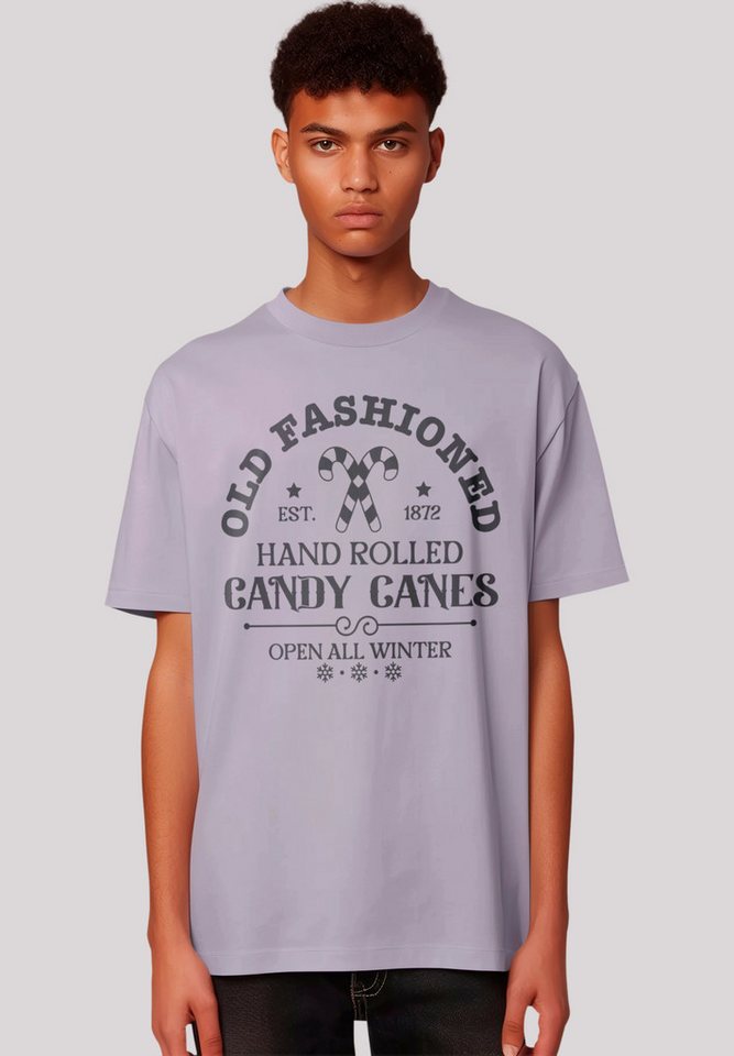 F4NT4STIC T-Shirt Cany Canes Retro Weihnachts Sign Premium Qualität günstig online kaufen