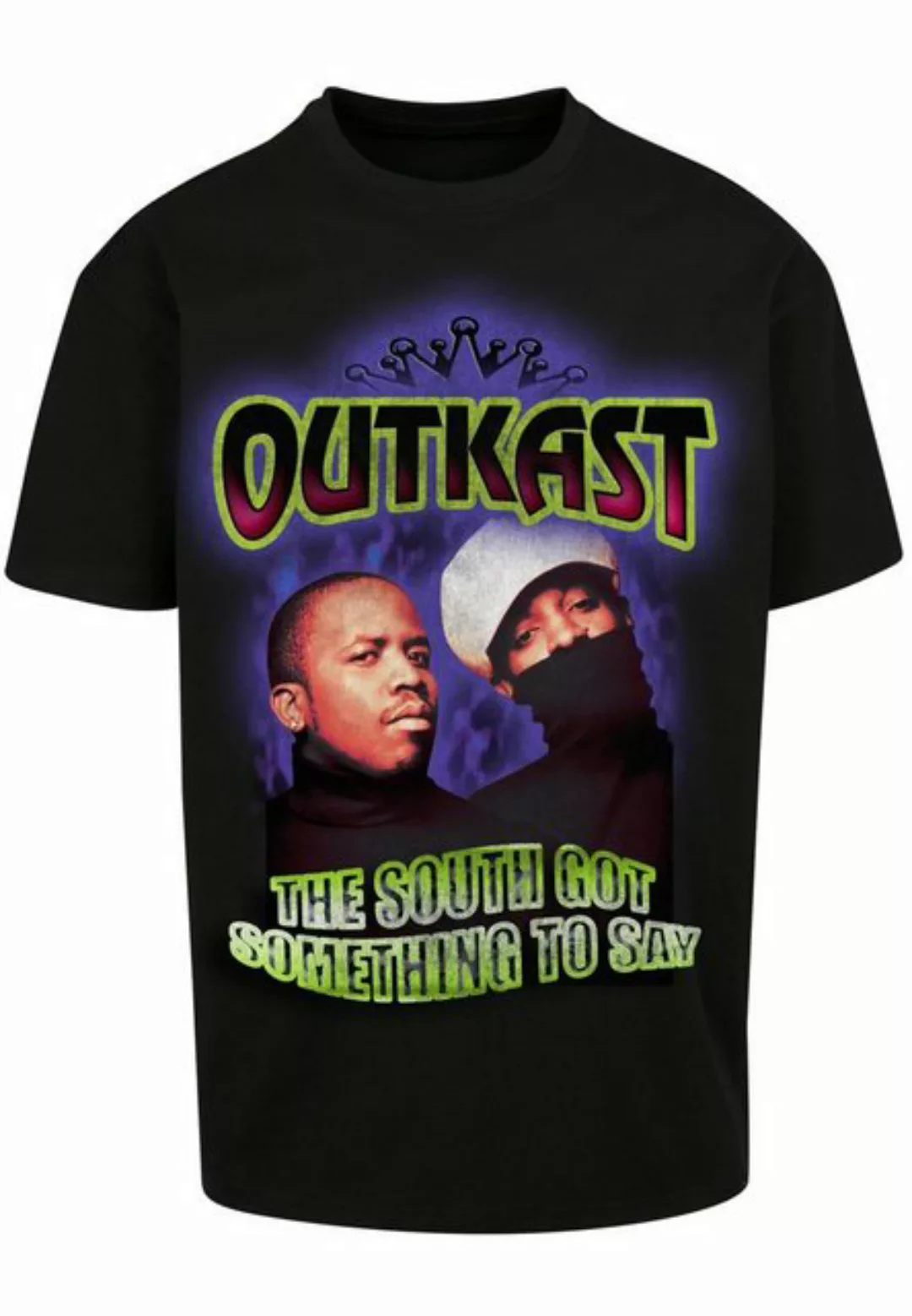 MisterTee Kurzarmshirt Herren Outkast the South Oversize Tee (1-tlg) günstig online kaufen