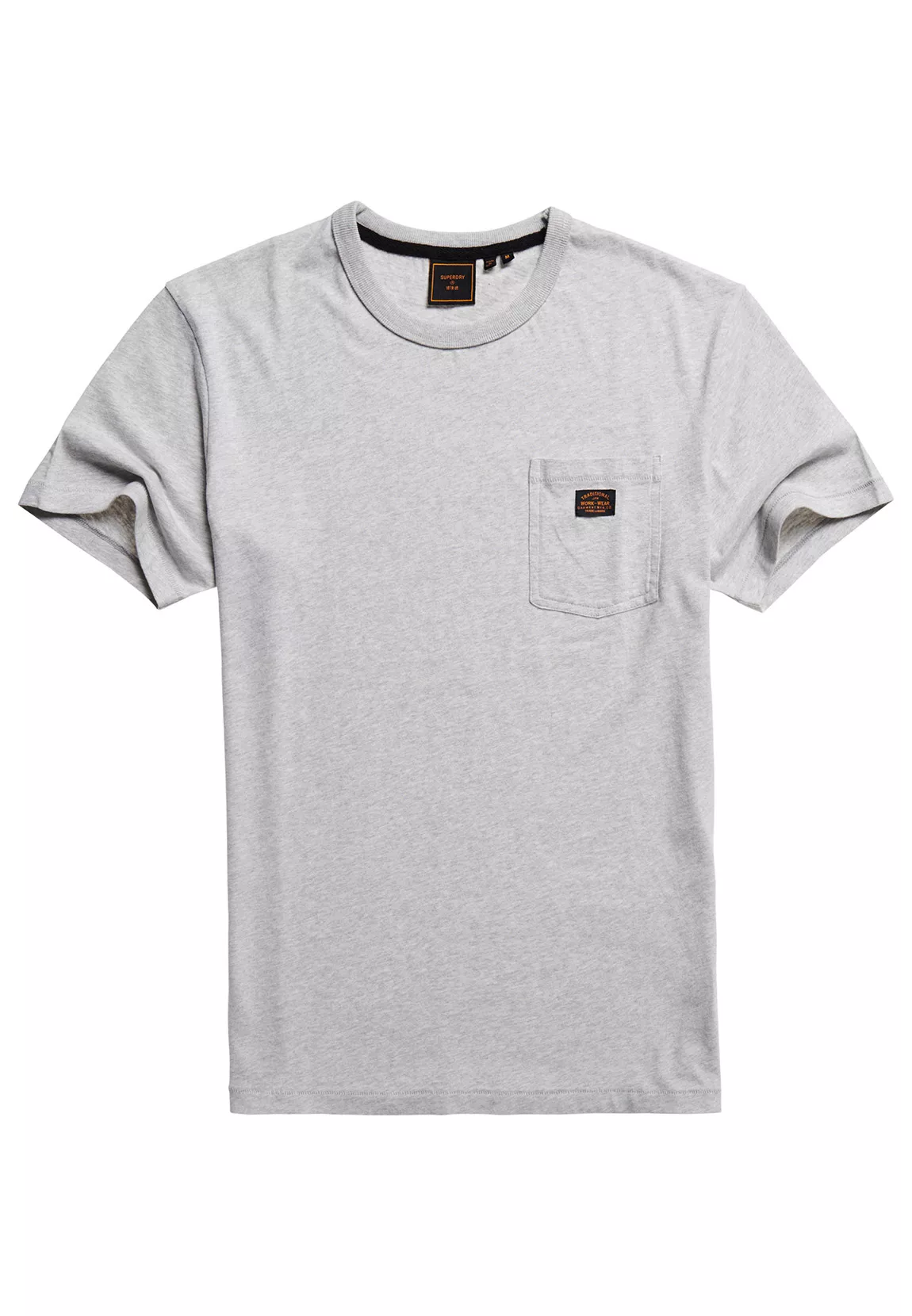 Superdry Workwear Pocket Kurzarm T-shirt 2XL Grey Marl günstig online kaufen