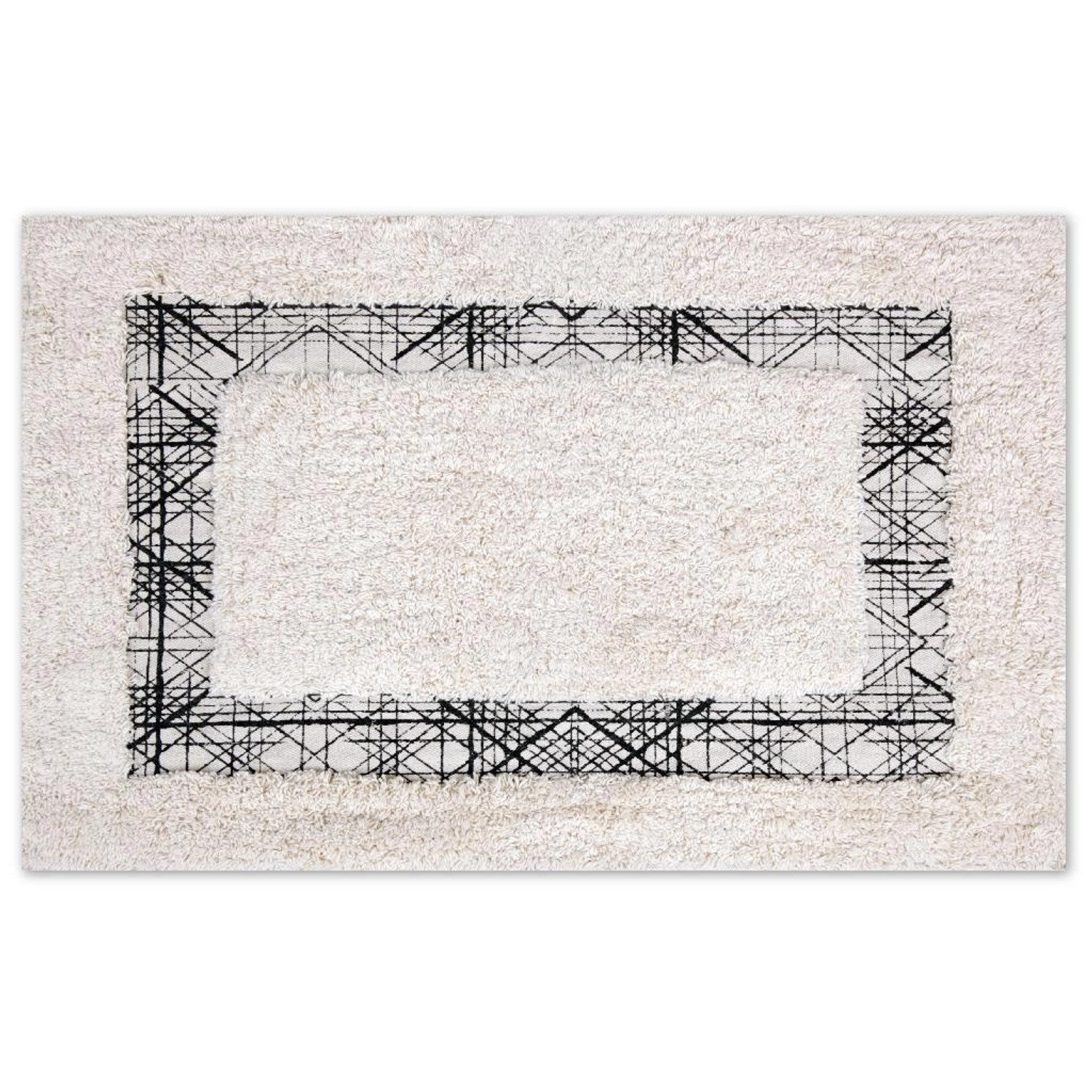 Bestlivings Badematten Natur Und Hellbeige 50 x 80 cm Lines günstig online kaufen