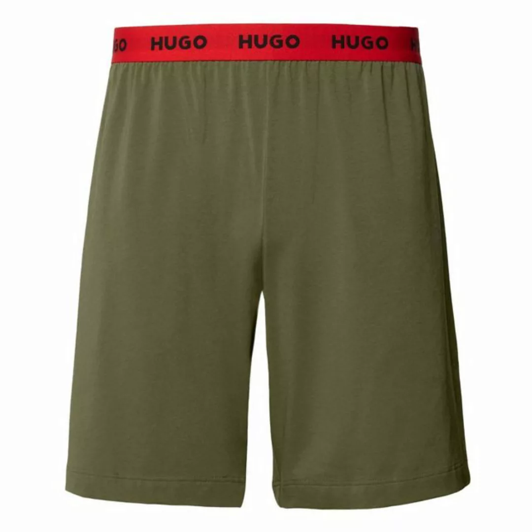 HUGO Pyjamashorts Linked Short Pant mit umlaufendem Markenschriftzug am Bun günstig online kaufen