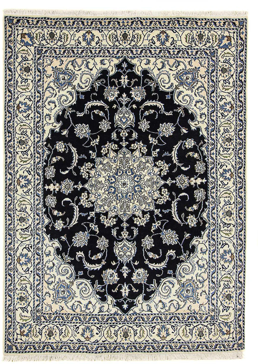 morgenland Orientteppich »Perser - Nain - 226 x 167 cm - dunkelblau«, recht günstig online kaufen