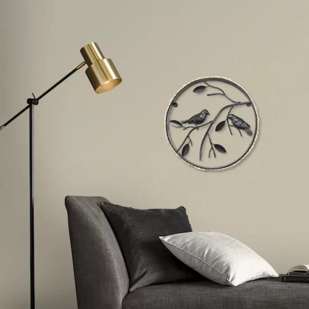Art for the home Wandbild "Vogel", (1 St.), Luxus Metal Art Wanddeko günstig online kaufen