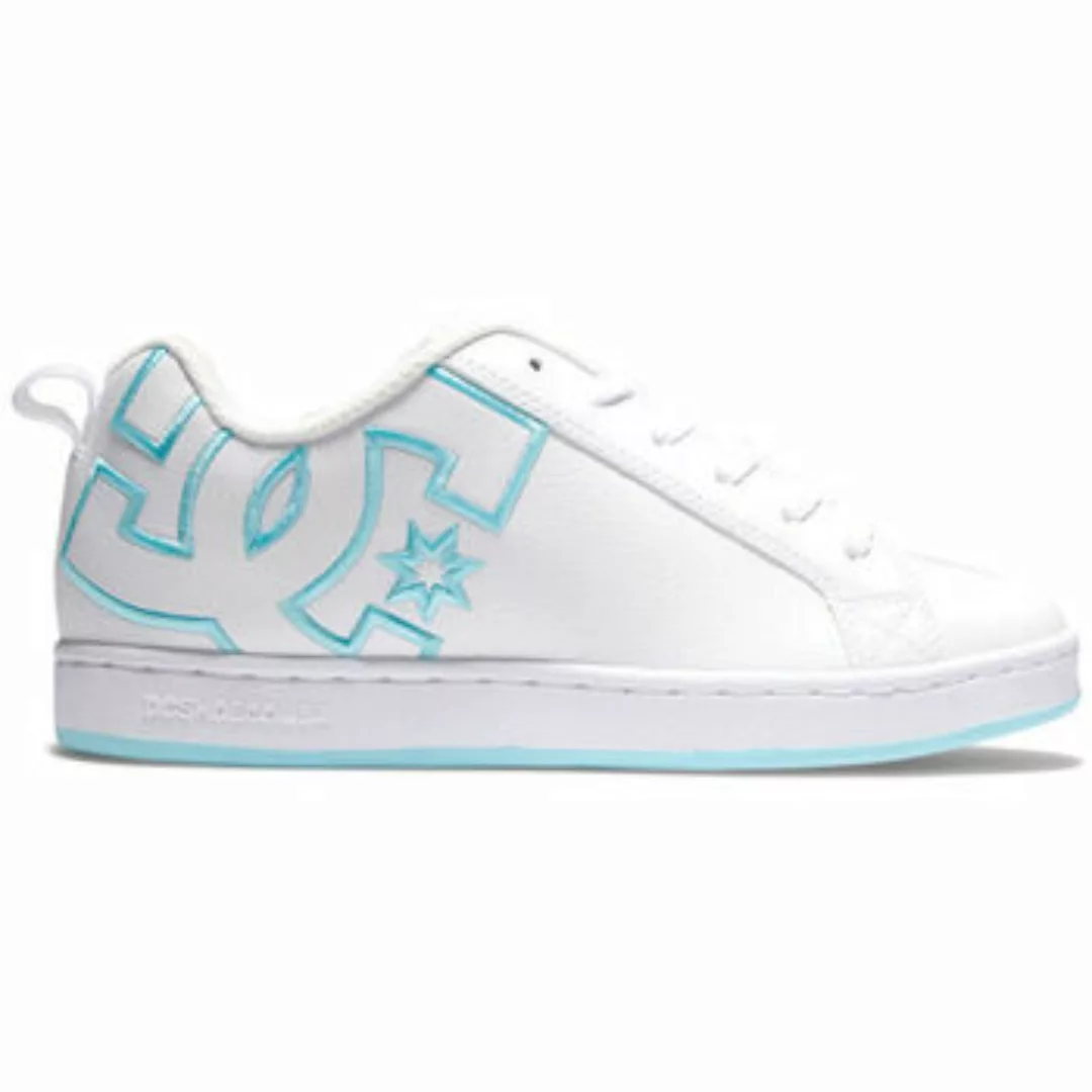 DC Shoes  Sneaker Court graffik 300678 WHITE/WHITE/BLUE (XWWB) günstig online kaufen