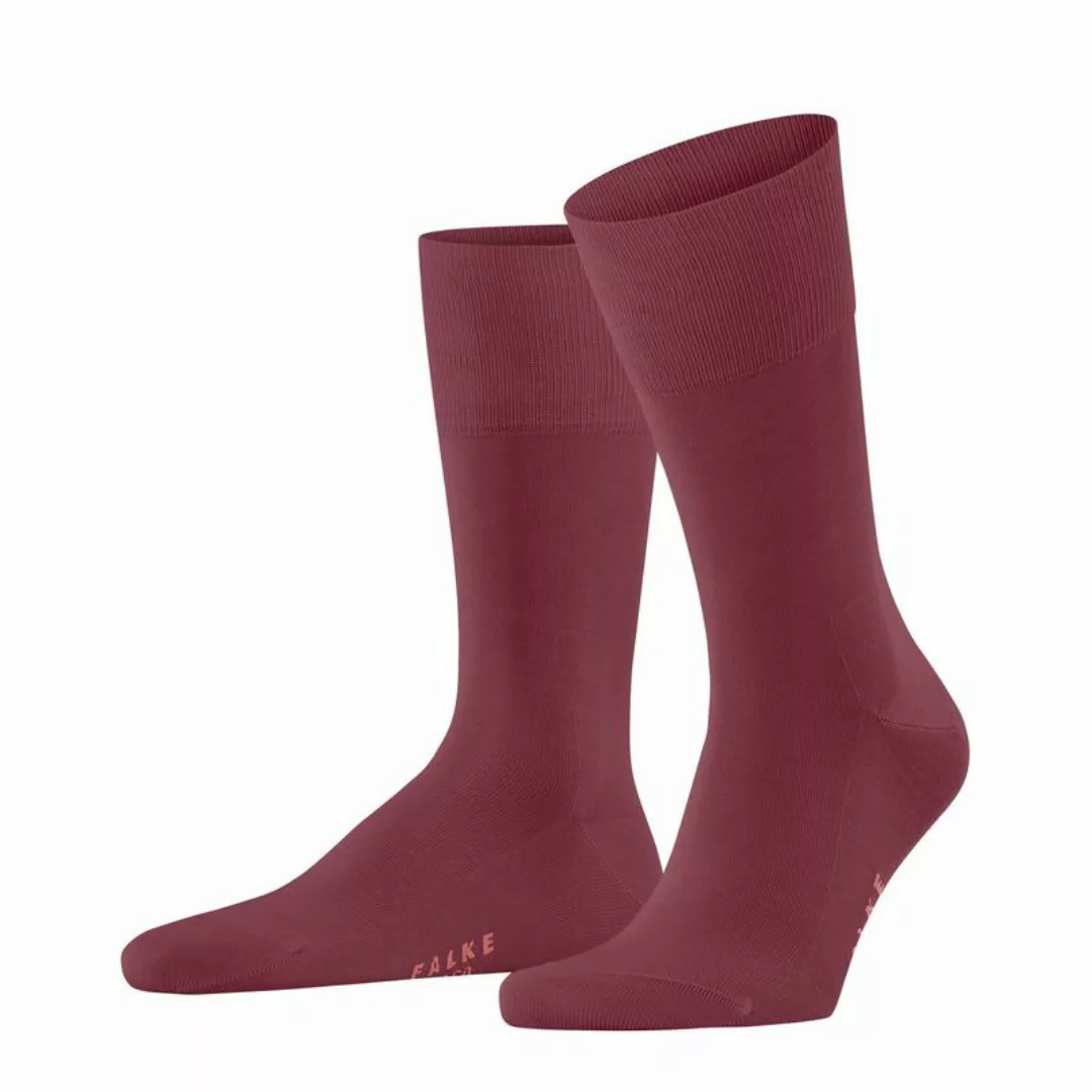 FALKE Tiago Herren Socken, 45-46, Rot, Uni, Baumwolle, 14662-841306 günstig online kaufen
