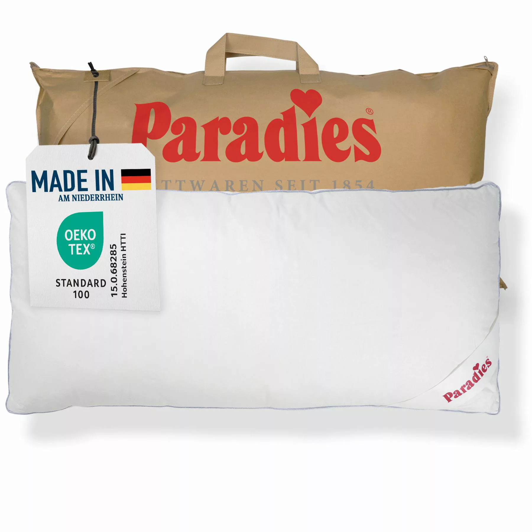 Paradies Kopfkissen Softy Top Bio, Füllung: günstig online kaufen
