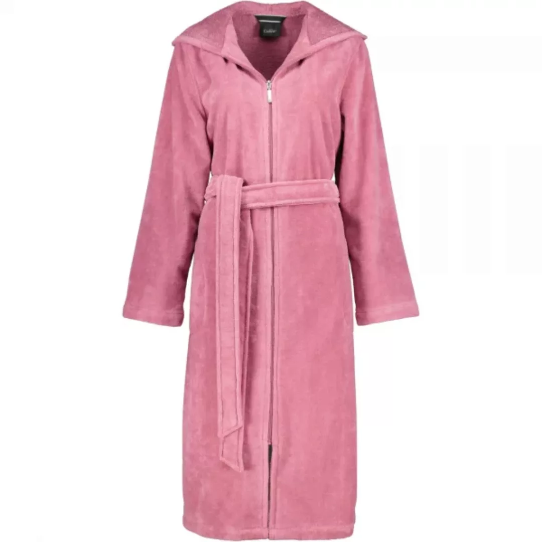 Cawö Home Damen Bademantel Kapuze RV 837 - Farbe: blush - 22 - M günstig online kaufen