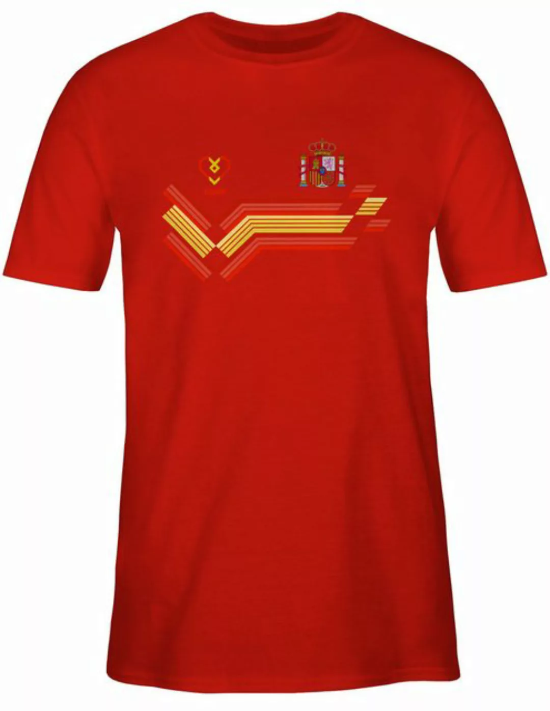 Shirtracer T-Shirt Espana Fanartikel EM, Spanien Wappen 2024 Fussball EM Fa günstig online kaufen