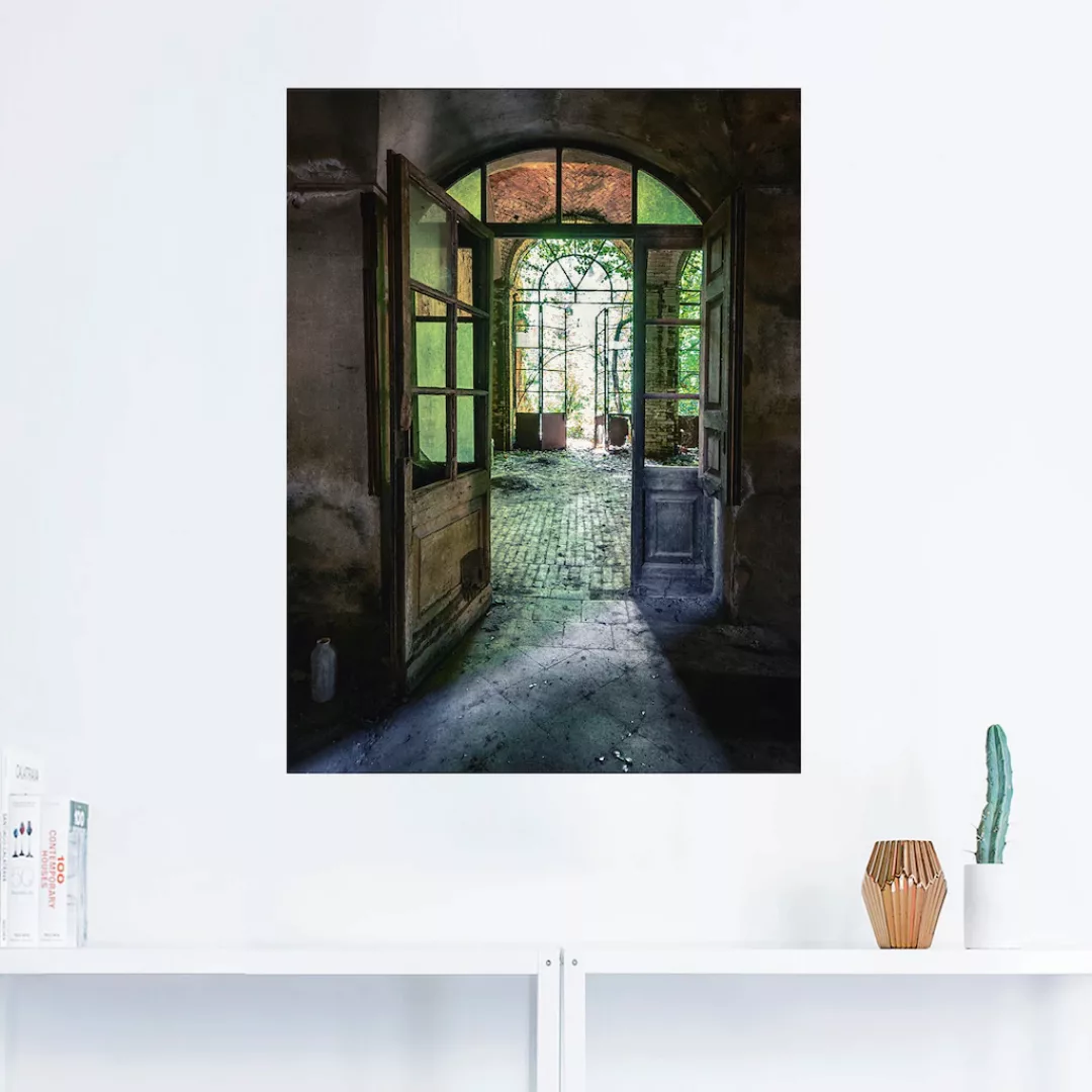 Artland Wandbild »Lost Place - alte Tür Fenster«, Fenster & Türen, (1 St.), günstig online kaufen