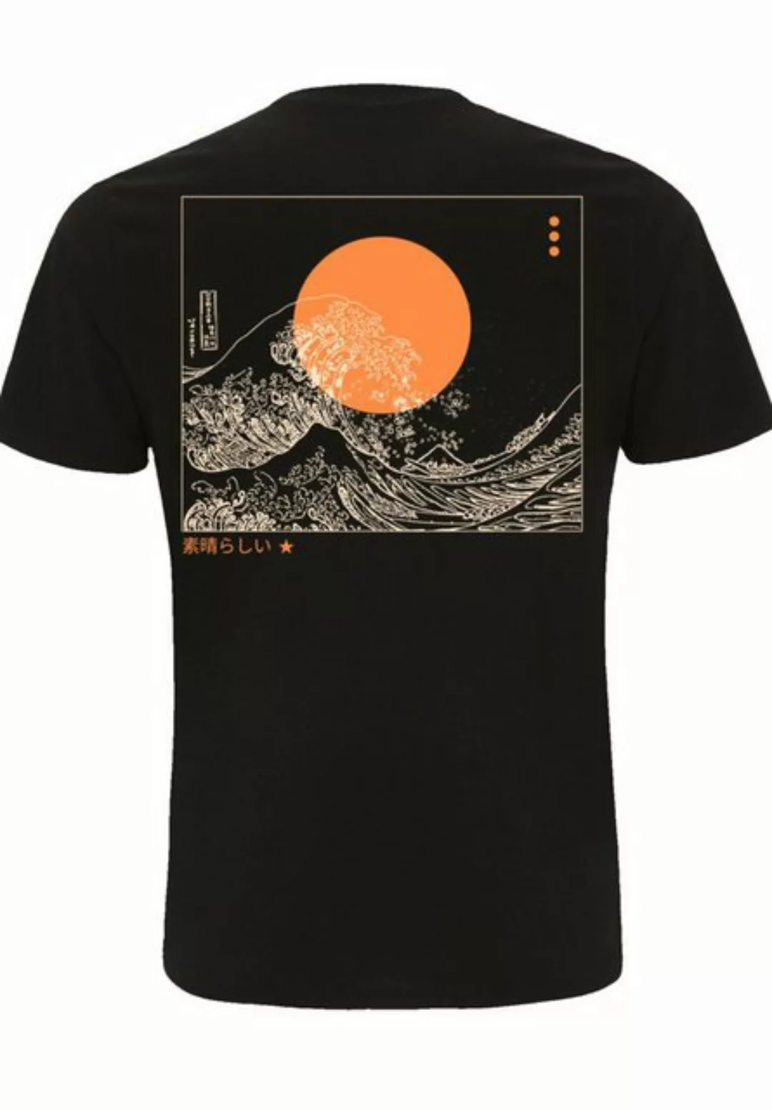 F4NT4STIC T-Shirt Kanagawa Welle Japan Wave Print günstig online kaufen