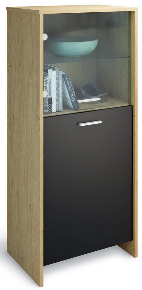 Domando Standvitrine Vitrine Matera (1-St) Breite 53cm, Tür mit Soft-Close günstig online kaufen