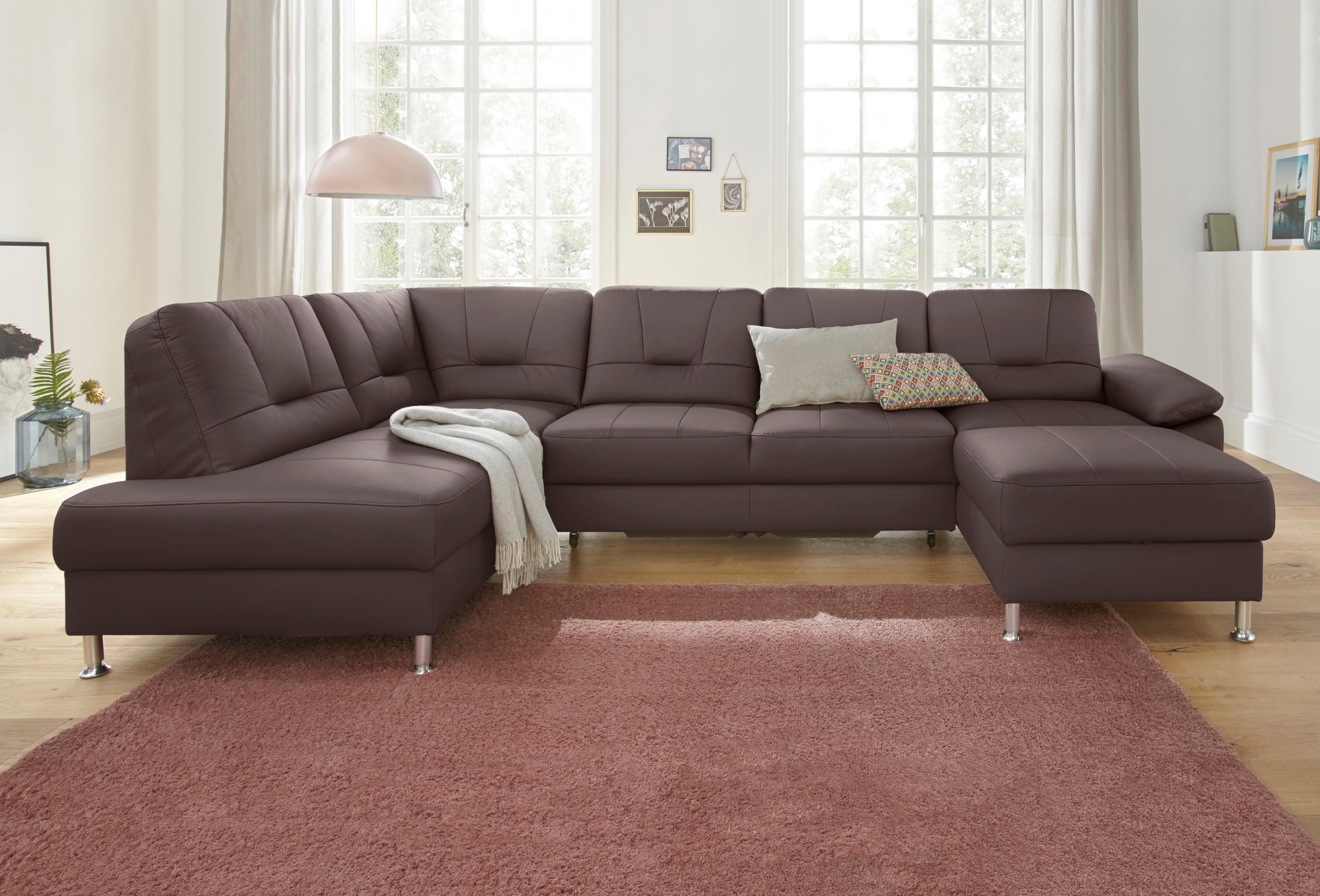 exxpo - sofa fashion Wohnlandschaft »Castello, hochwertiger Sitzkomfort, mo günstig online kaufen