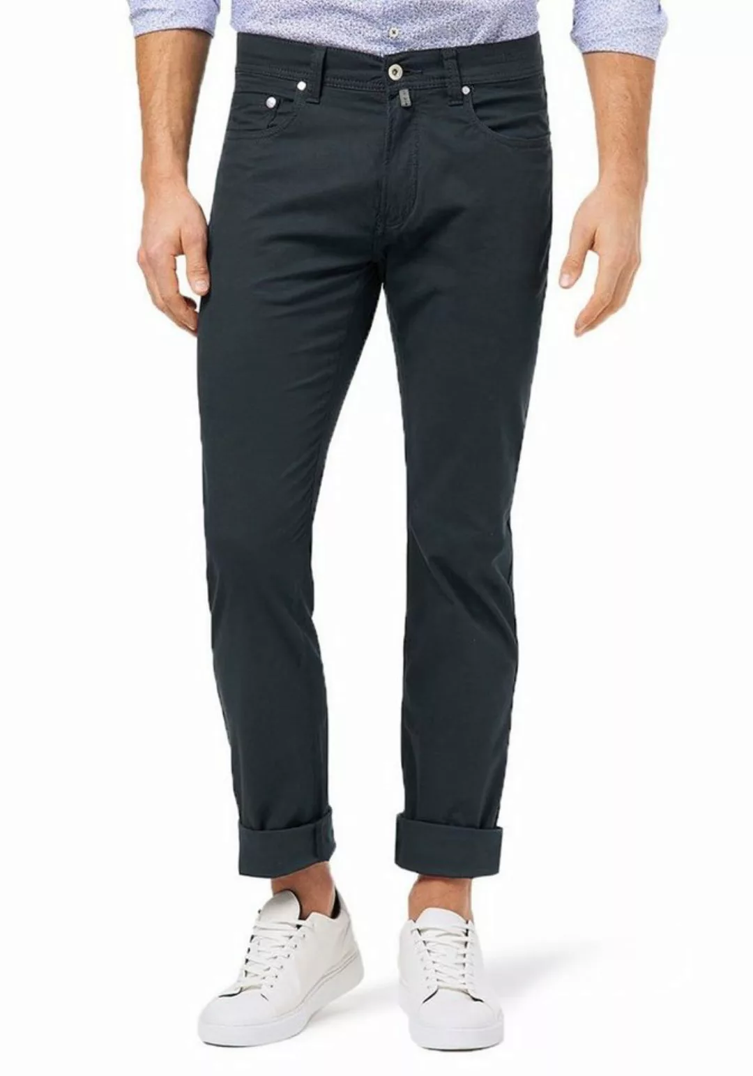 Pierre Cardin 5-Pocket-Hose Lyon Tapered Flachgewebe Baumwoll-Stretch, supe günstig online kaufen