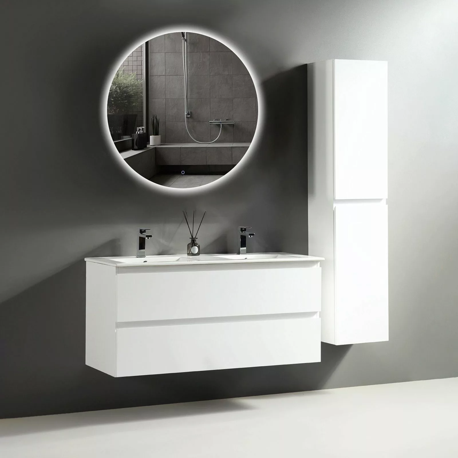 Alpenberger Badezimmer-Set Badezimmer Möbel Badschrank - günstig online kaufen