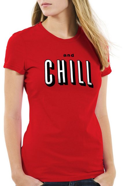 style3 T-Shirt ...AND CHILL netflix serie date binge watching sex ficken st günstig online kaufen