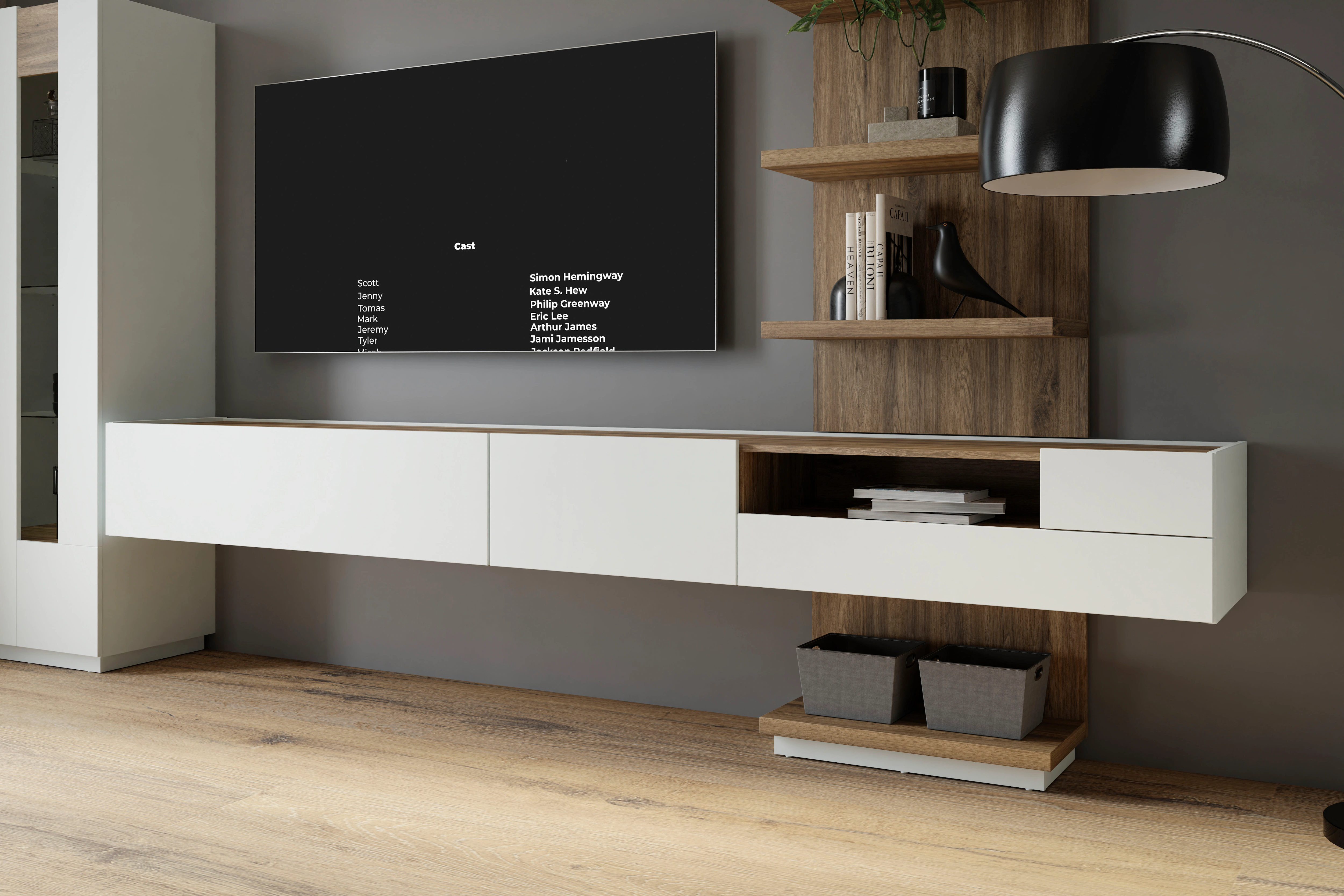 FORTE Lowboard "LewisvilleTV-Board, TV-Schrank" günstig online kaufen