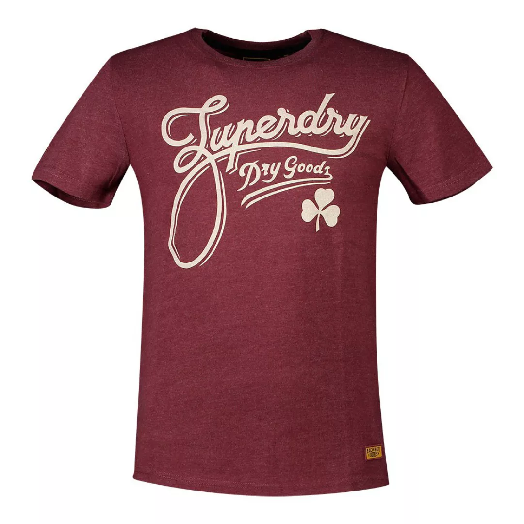 Superdry Workwear Graphic 185 Kurzarm T-shirt M Port Marl günstig online kaufen