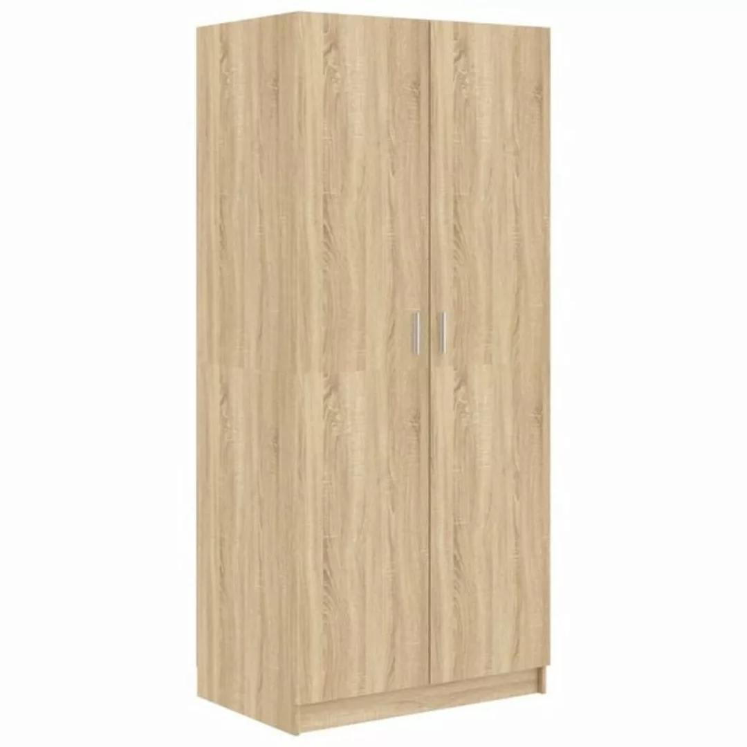 furnicato Kleiderschrank Sonoma-Eiche 80x52x180 cm Holzwerkstoff (1-St) günstig online kaufen