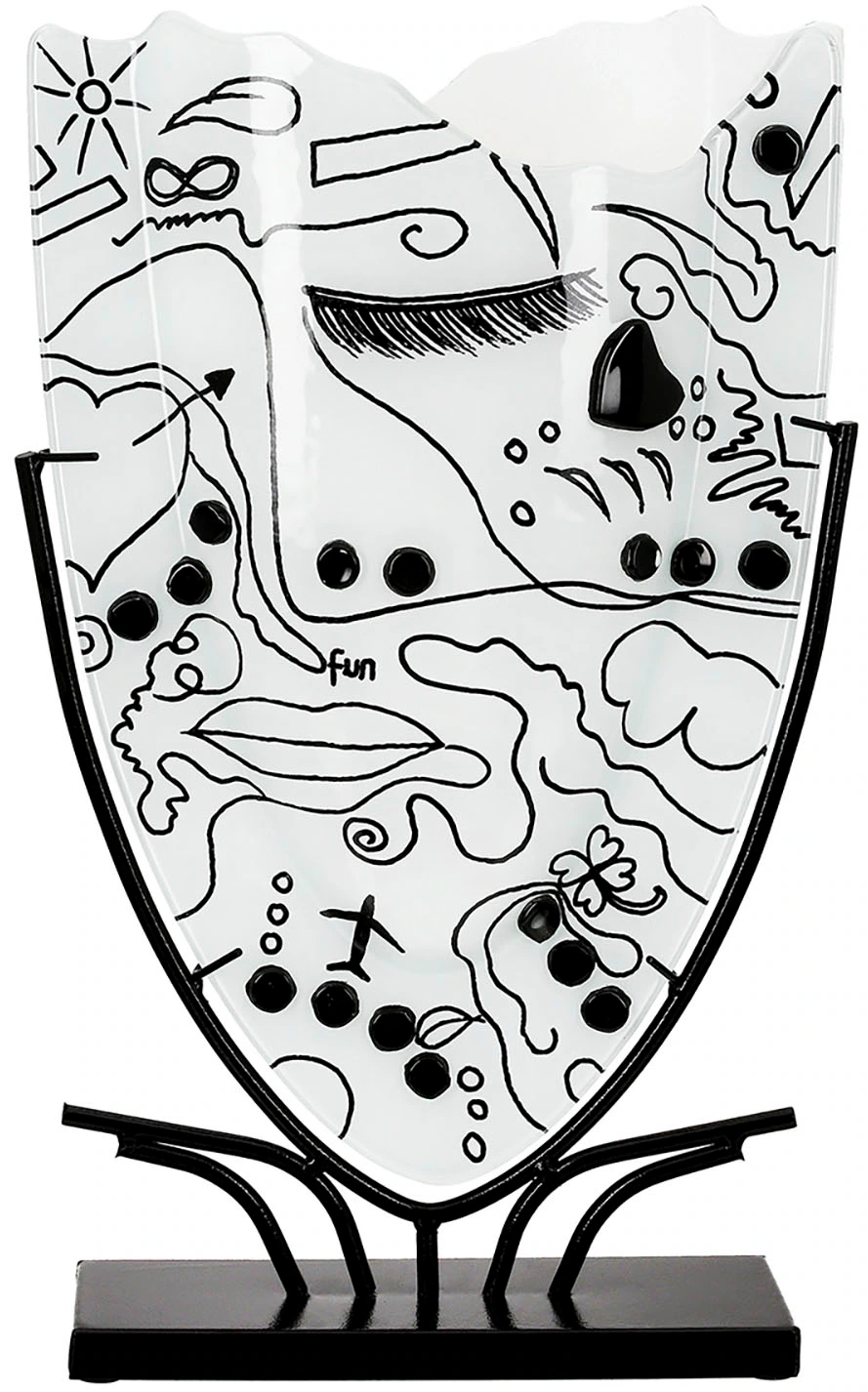 Casablanca by Gilde Bodenvase "Vase Modern Art weiß H.49 cm", (1 St.) günstig online kaufen