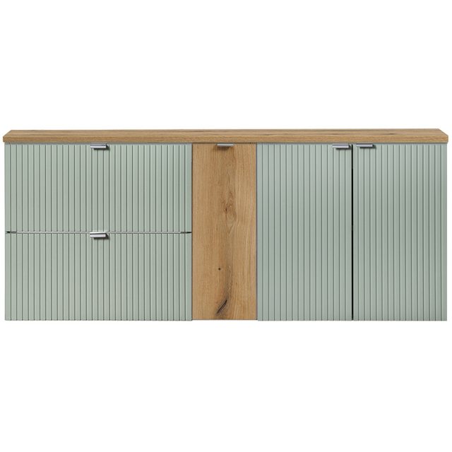 Lomadox Unterschrank NEWPORT-56-GREEN Waschtisch Doppelwaschtisch 120cm, gr günstig online kaufen