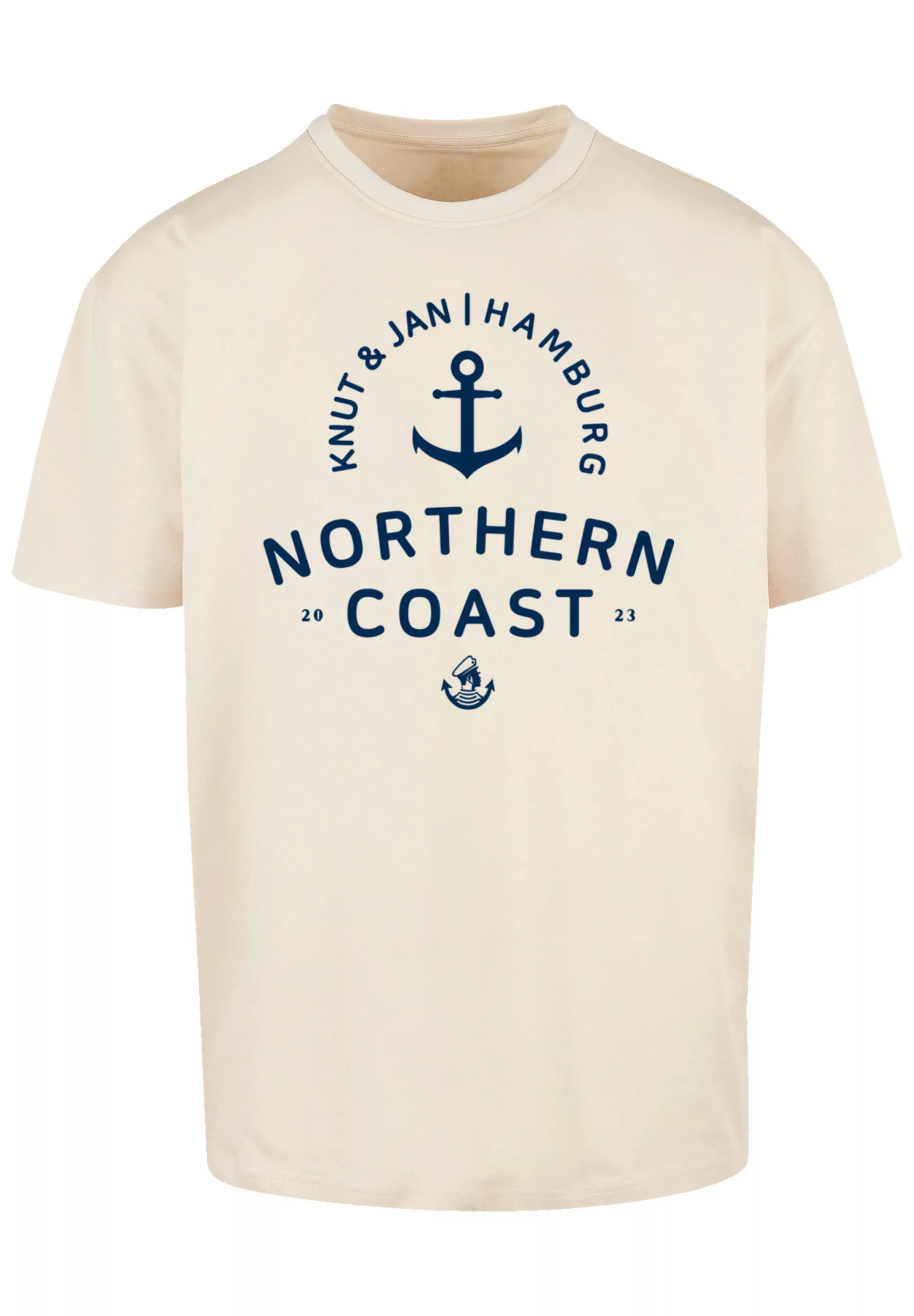 F4NT4STIC T-Shirt Nordsee Knut & Jan Hamburg Print günstig online kaufen