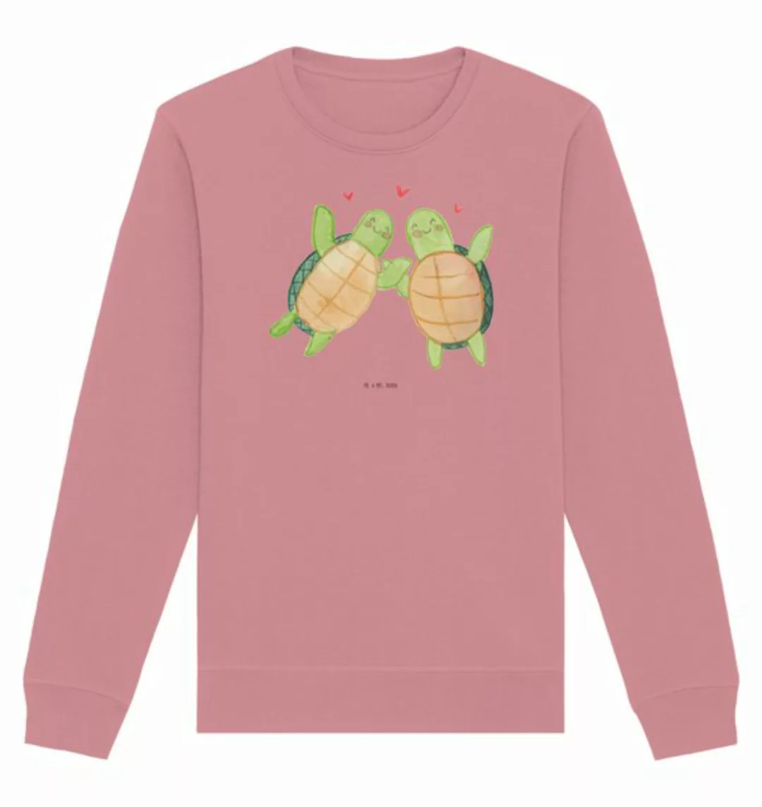 Mr. & Mrs. Panda Longpullover Größe XS Schildkröten Paar - Canyon Pink - Ge günstig online kaufen