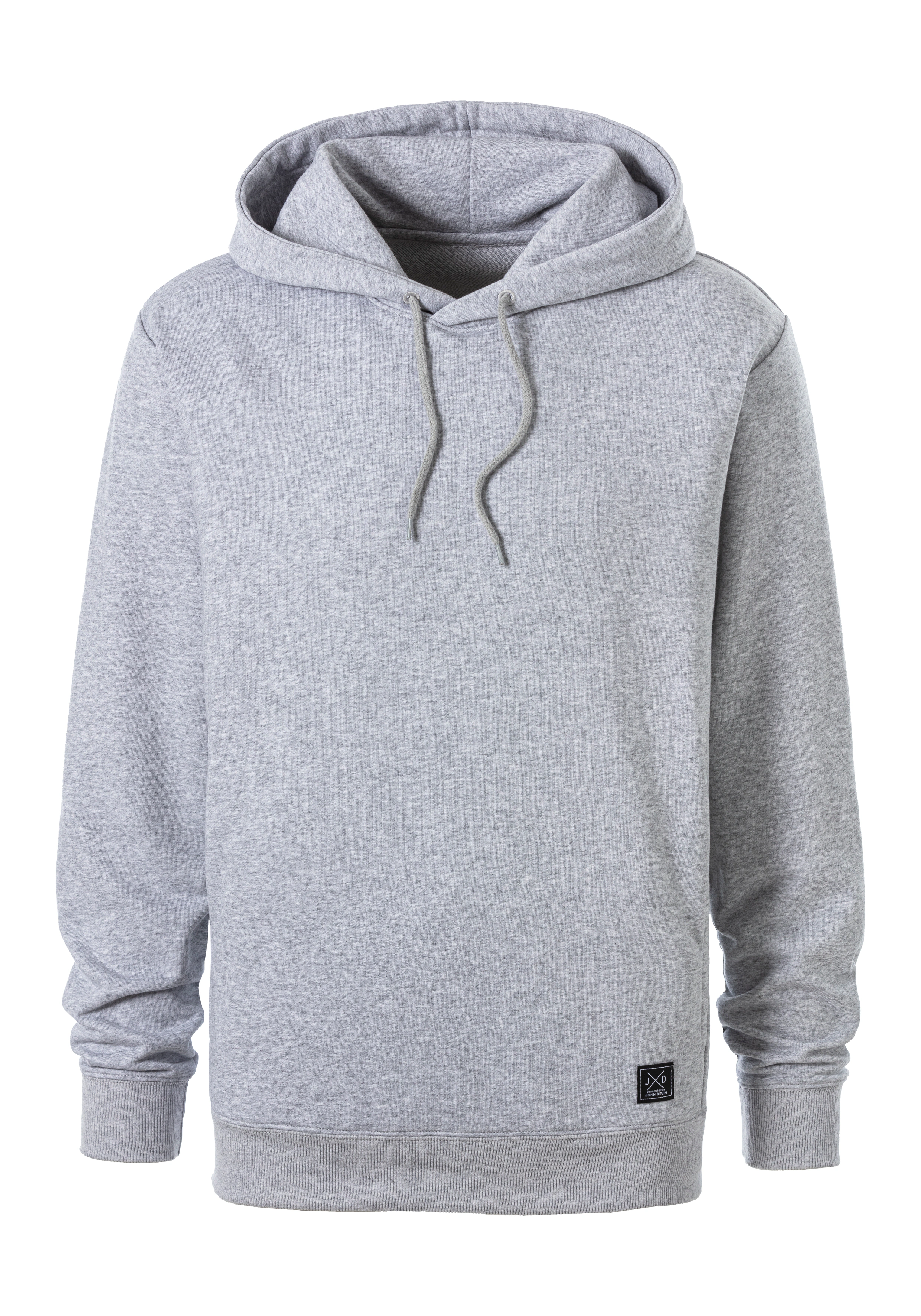 John Devin Hoodie, Langarm, Sweatshirt mit Rundhals und Kapuze, Baumwollmis günstig online kaufen