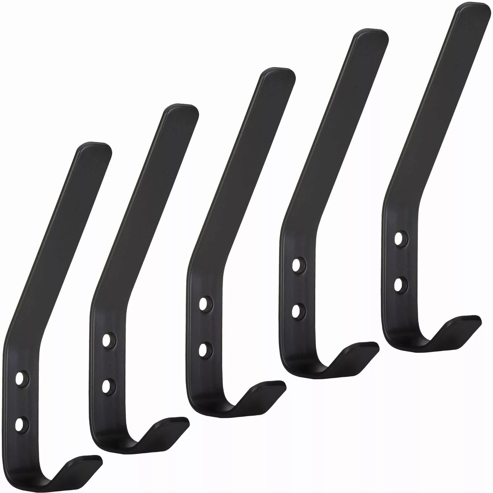 SO-TECH® Garderobenhaken ALBA echt Edelstahl schwarz günstig online kaufen