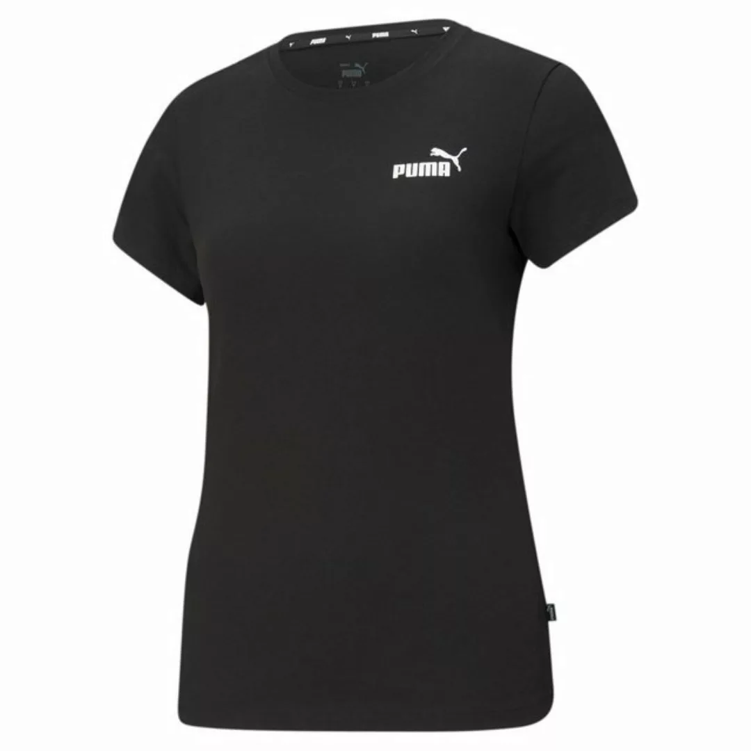 Puma Essentials – Schwarzes T-Shirt mit Logo günstig online kaufen