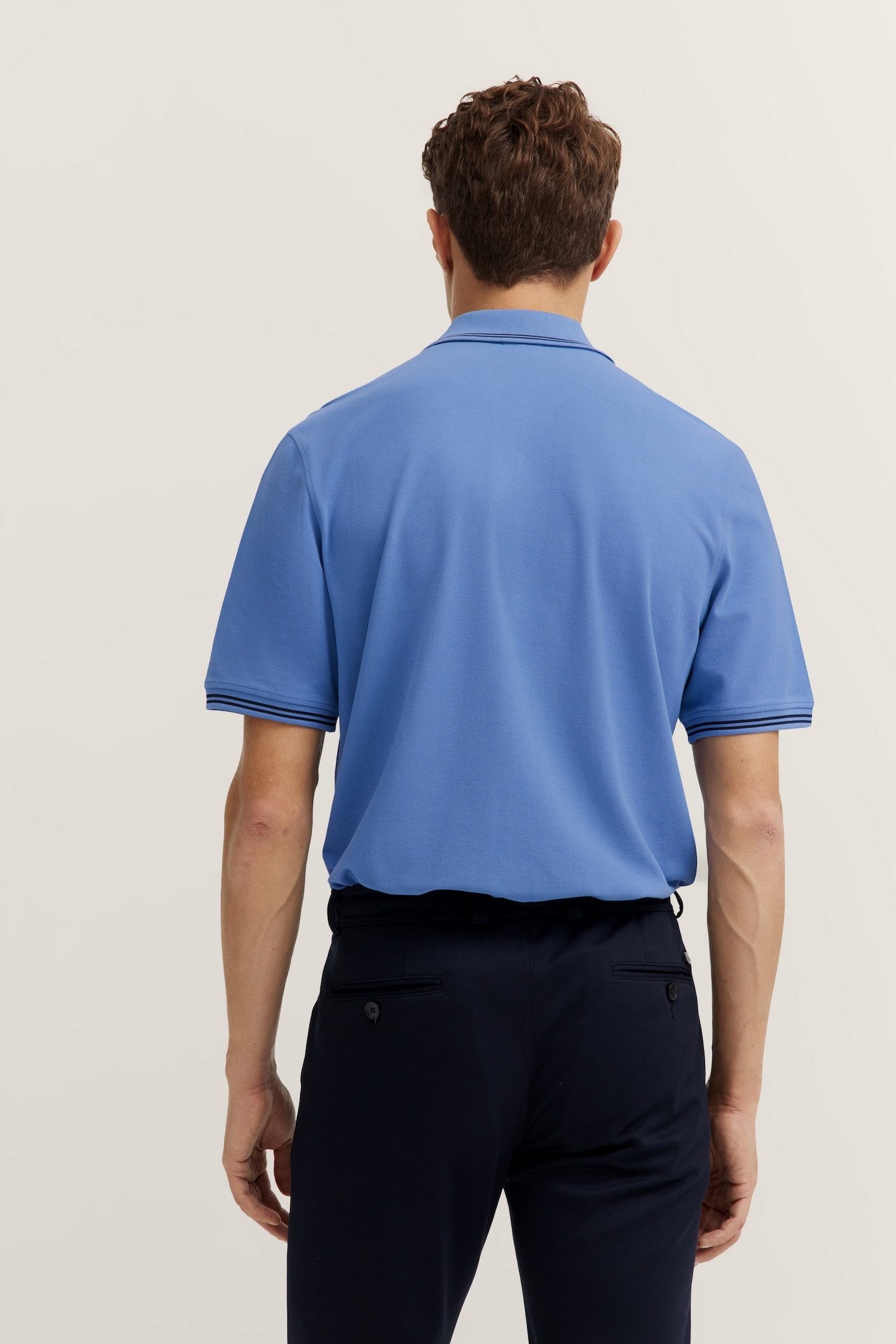 bugatti Poloshirt, mit Kontraststreifen und Bruststickerei günstig online kaufen