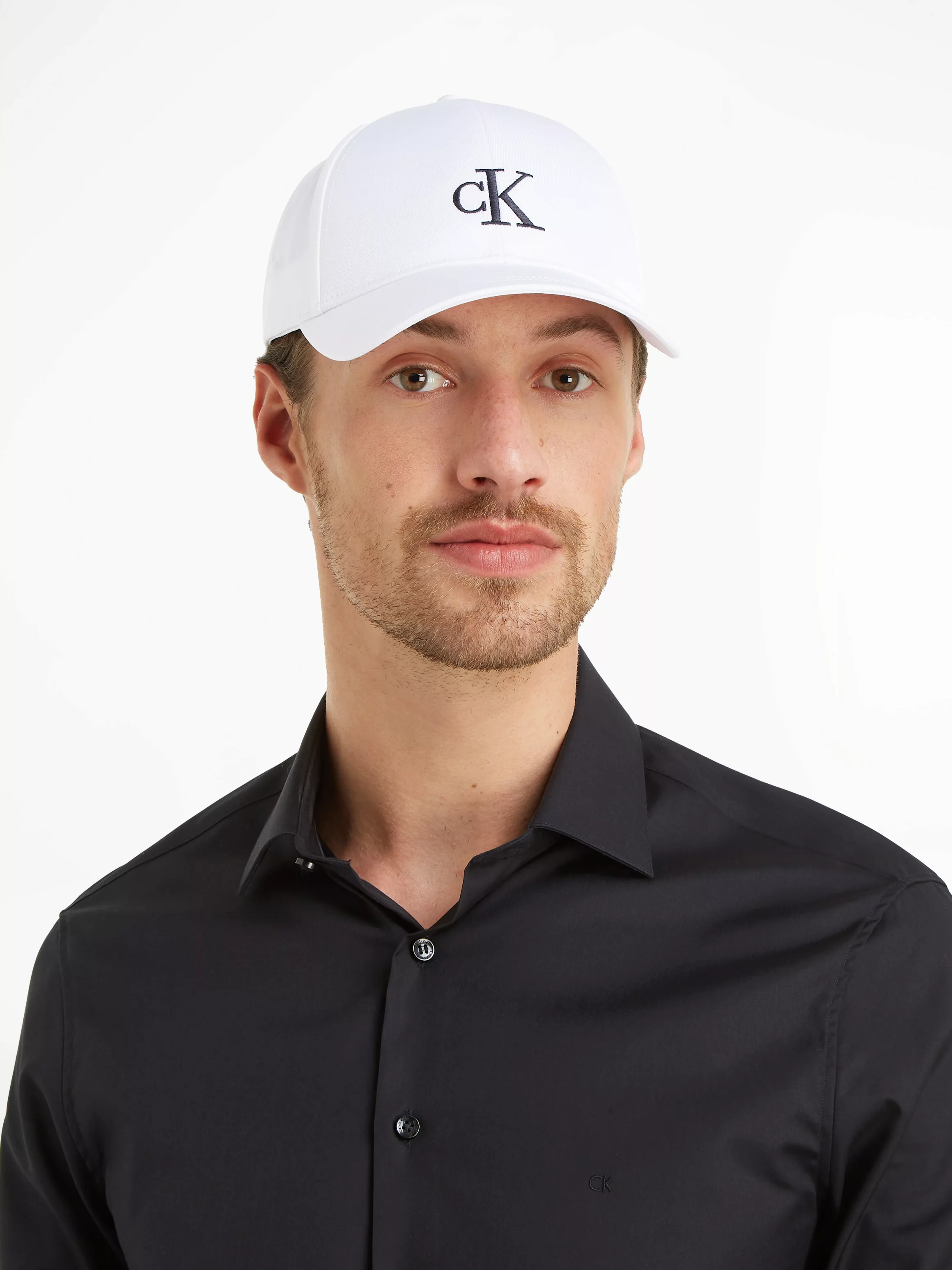 Calvin Klein Jeans Baseball Cap "MONOGRAM EMBRO CAP" günstig online kaufen